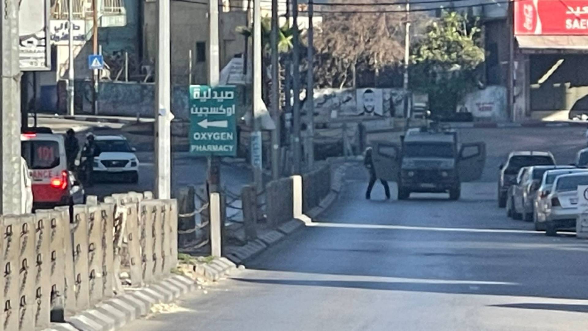 تمركز قوات الاحتلال في مخيم الأمعري