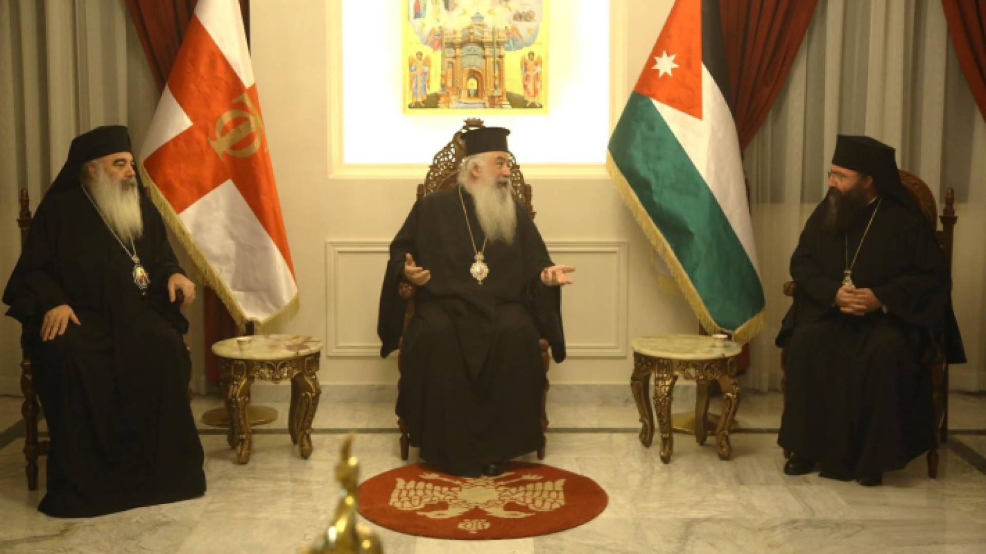 وفد بطريركي رفيع في العاصمة الأردنية عمان