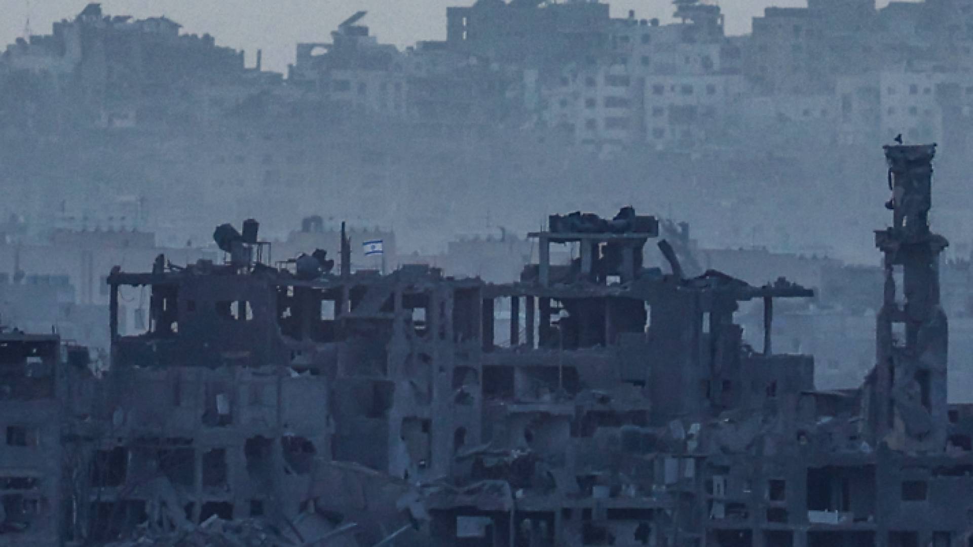 الصورة من آثار الدمار الذي خلفه الاحتلال في غزة