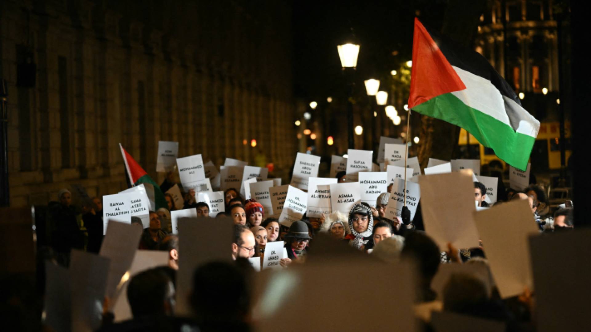 مسيرة حاشدة في لندن نصرة لفلسطين