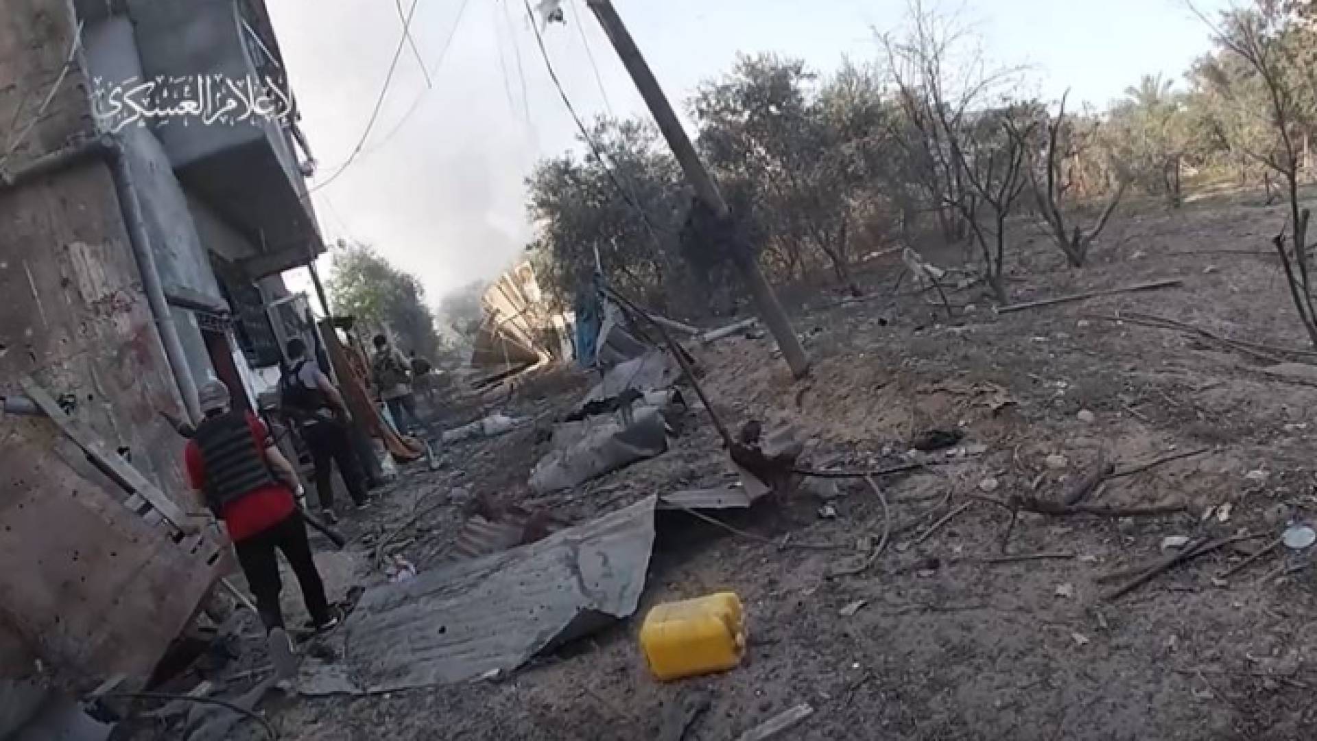 أفراد من كتائب الشهيد عز الدين القسام في غزة