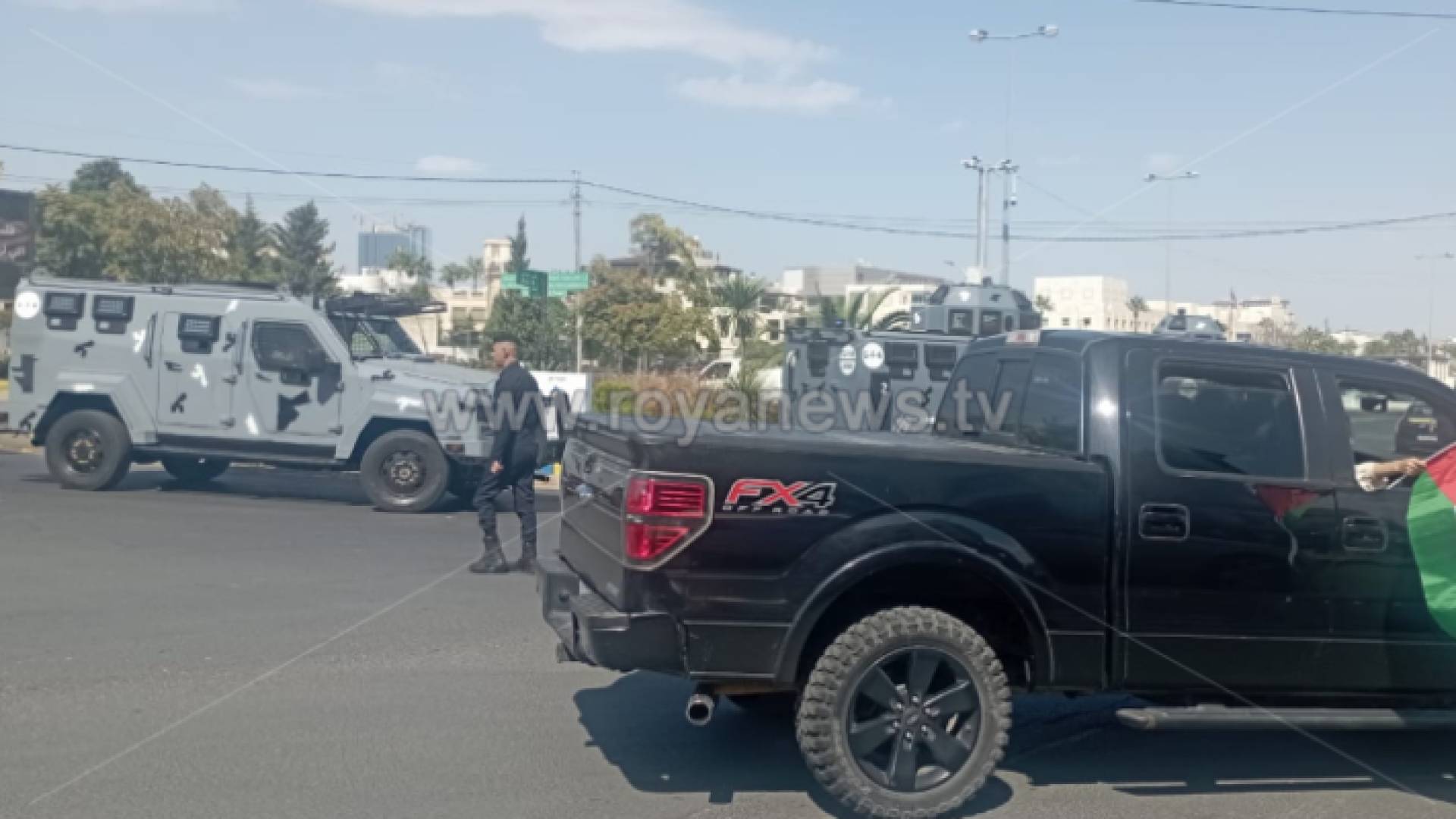 محيط السفارة الأمريكية في العاصمة عمان - أرشيفية