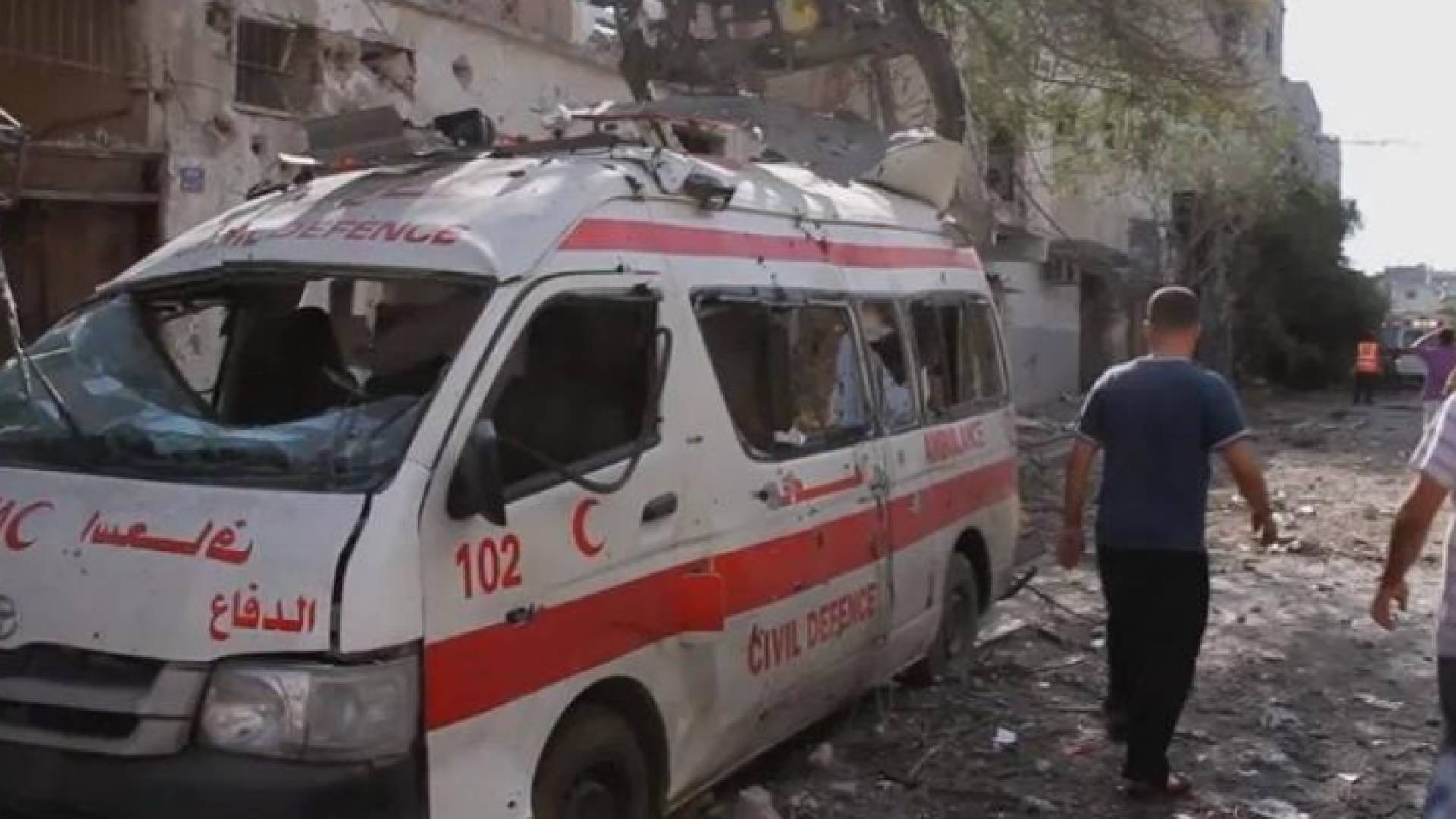 اسعاف فلسطيني