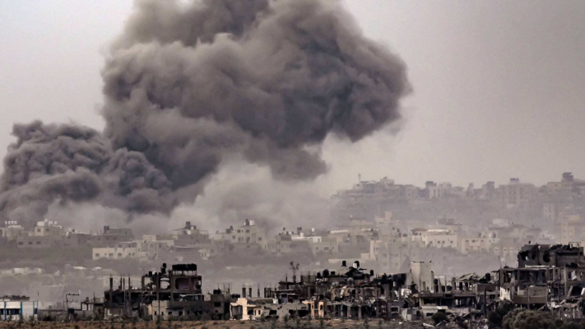 الصورة من قصف الاحتلال لقطاع غزة