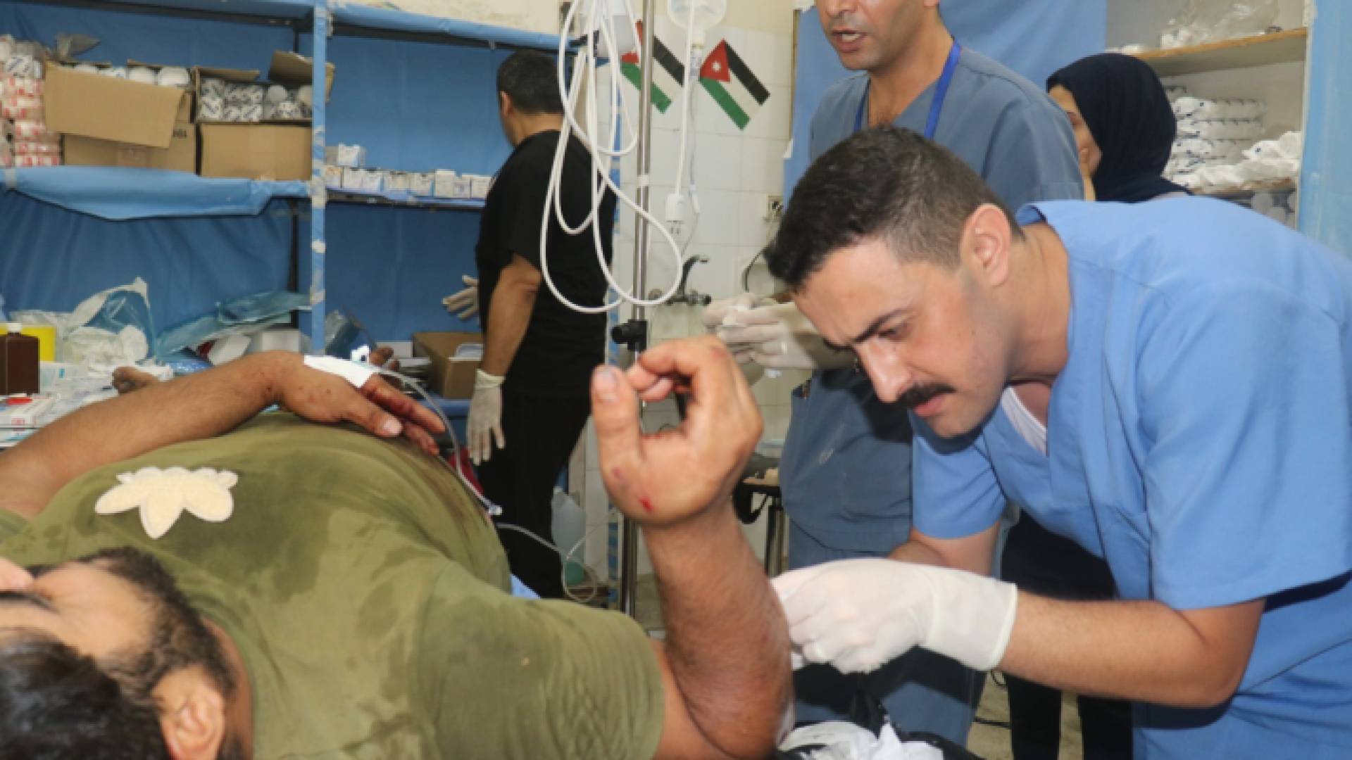 المستشفى الميداني الأردني في غزة