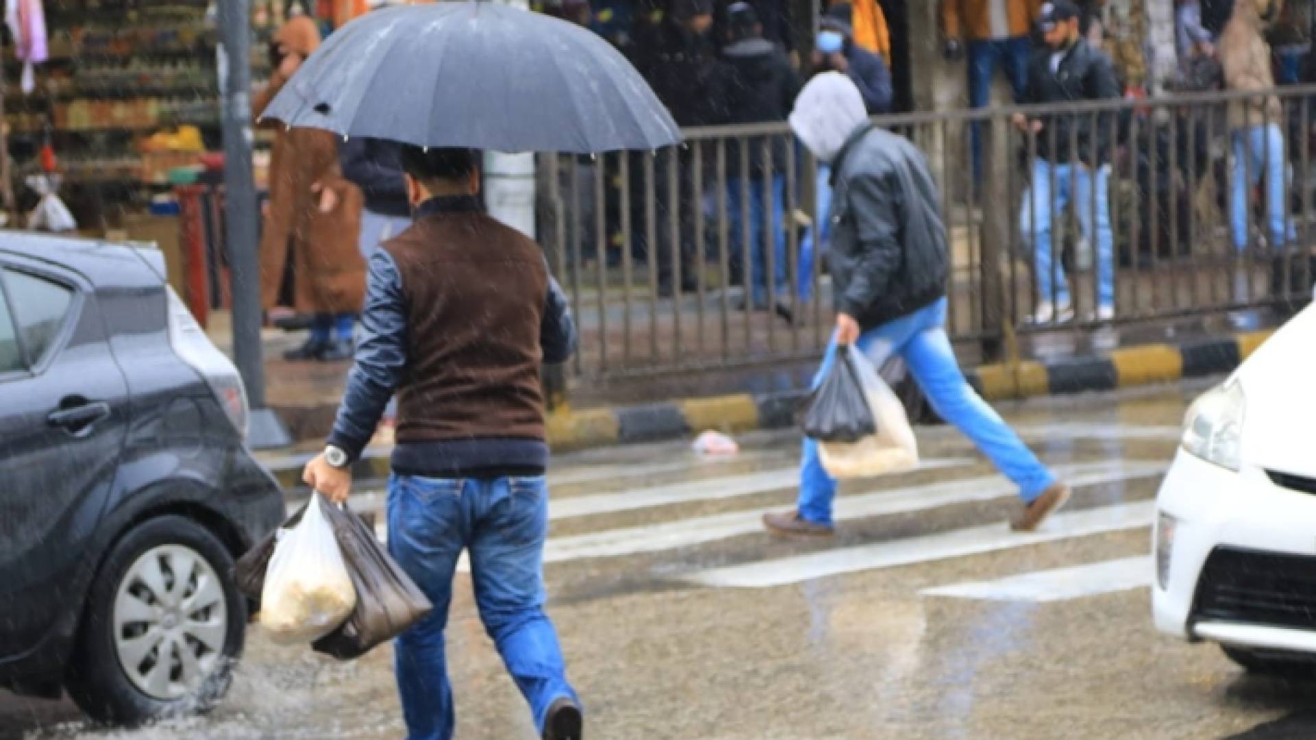 أمطار وسط العاصمة عمان - أرشيفية