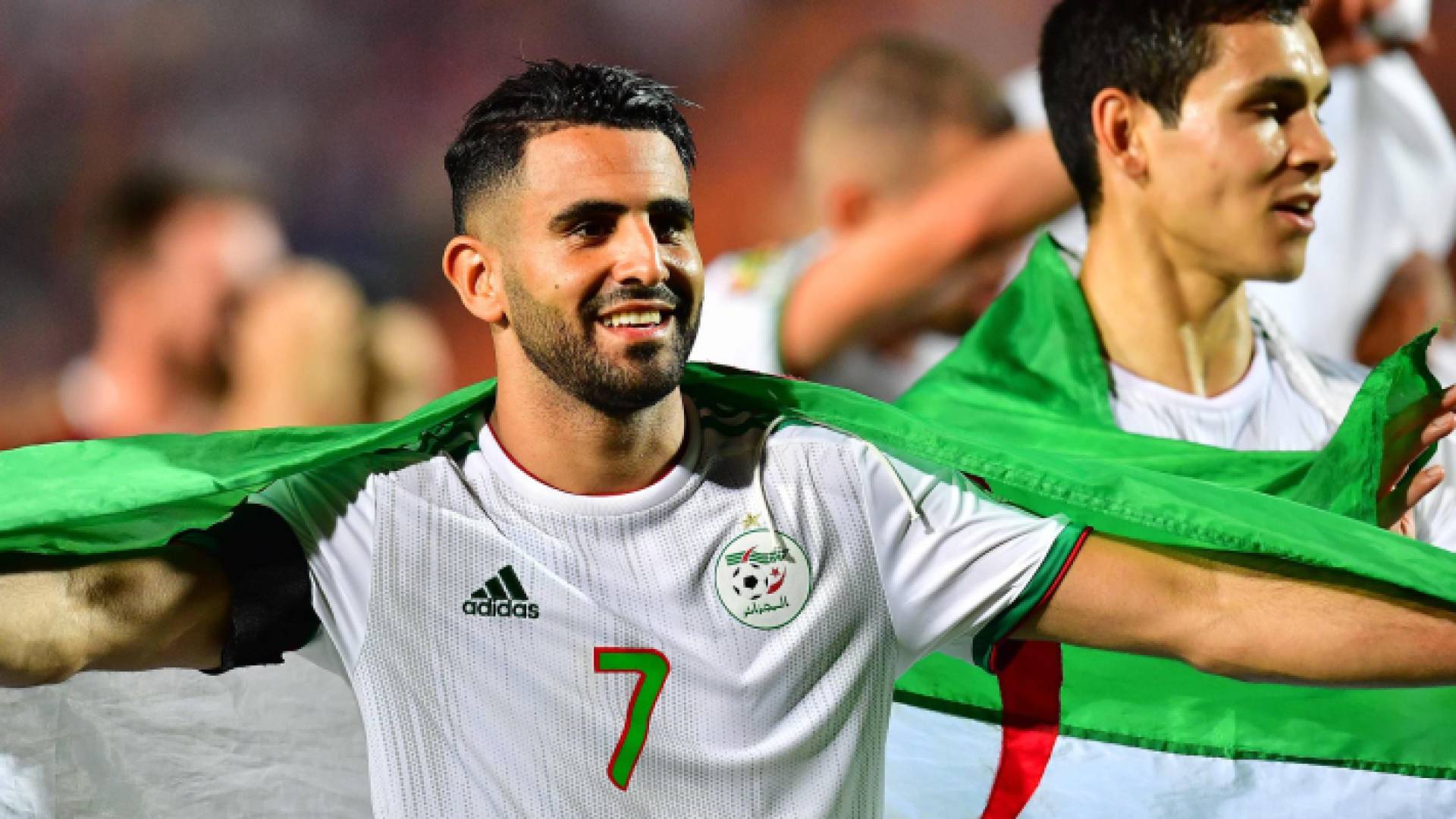 من مباراة سابقة للمنتخب الجزائري