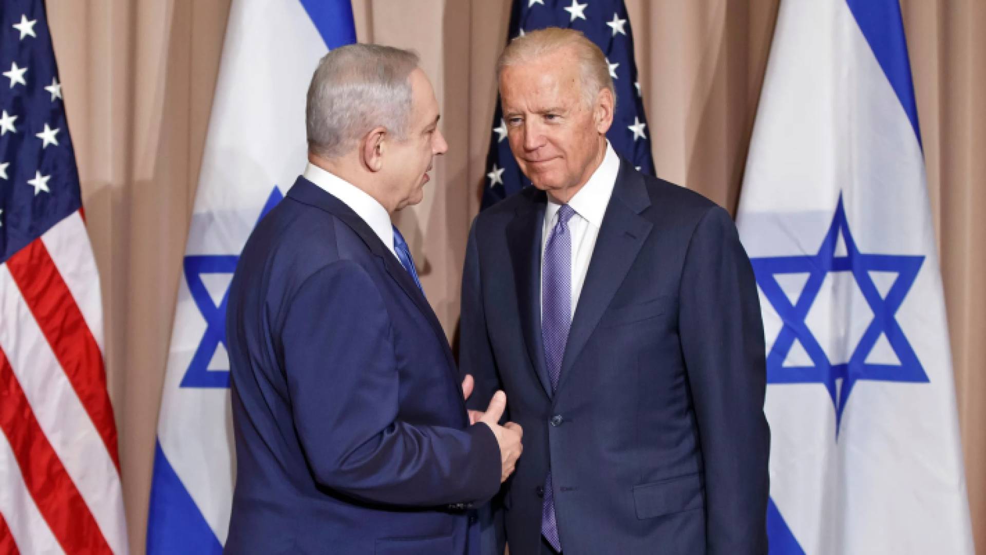 الرئيس الأمريكي جو بايدن ورئيس حكومة الاحتلال بنيامين نتنياهو
