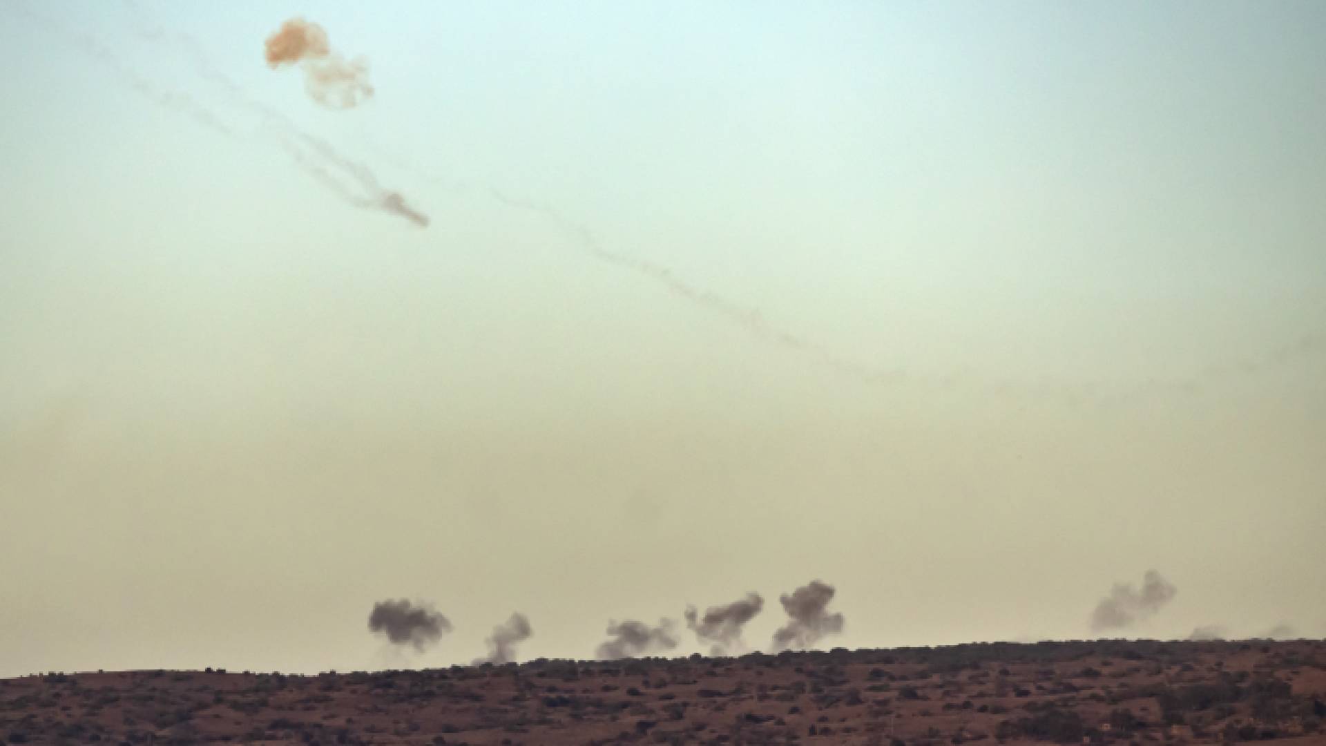 رشقات صاروخية باتجاه فلسطين المحتلة