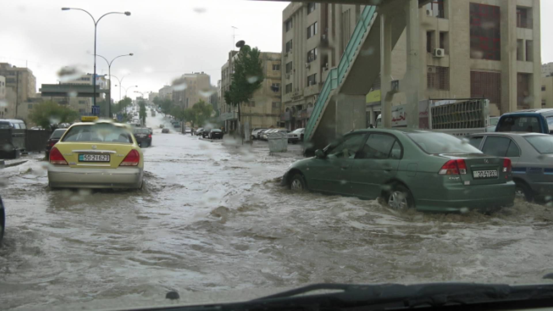 أمطار في العاصمة عمان - أرشيفية