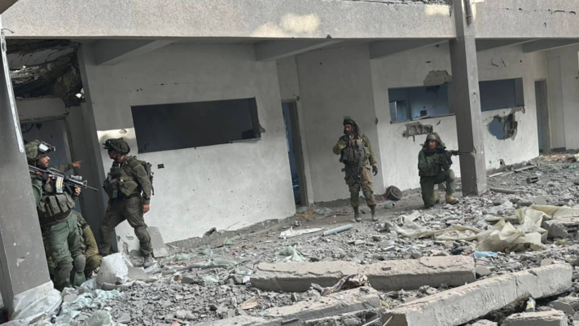 الصورة من اقتحام جيش الاحتلال لأحد المواقع في غزة