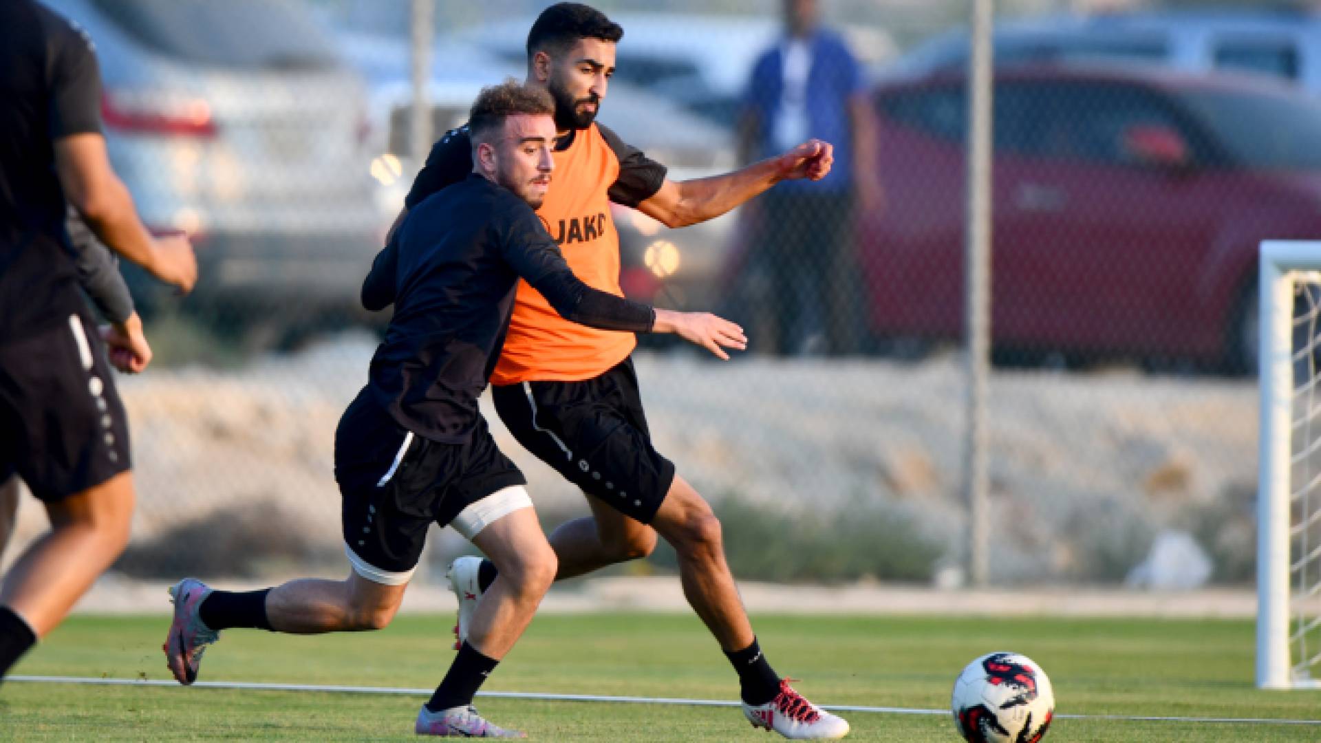 من تدريبات المنتخب الوطني