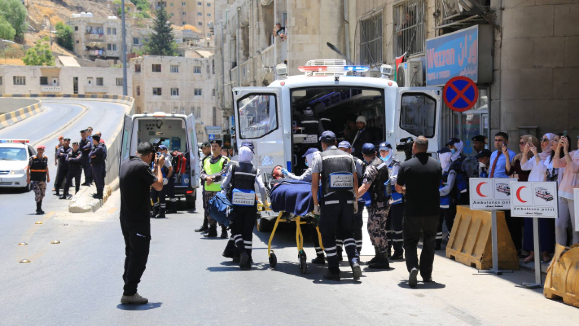 كوادر الاسعاف في عمان