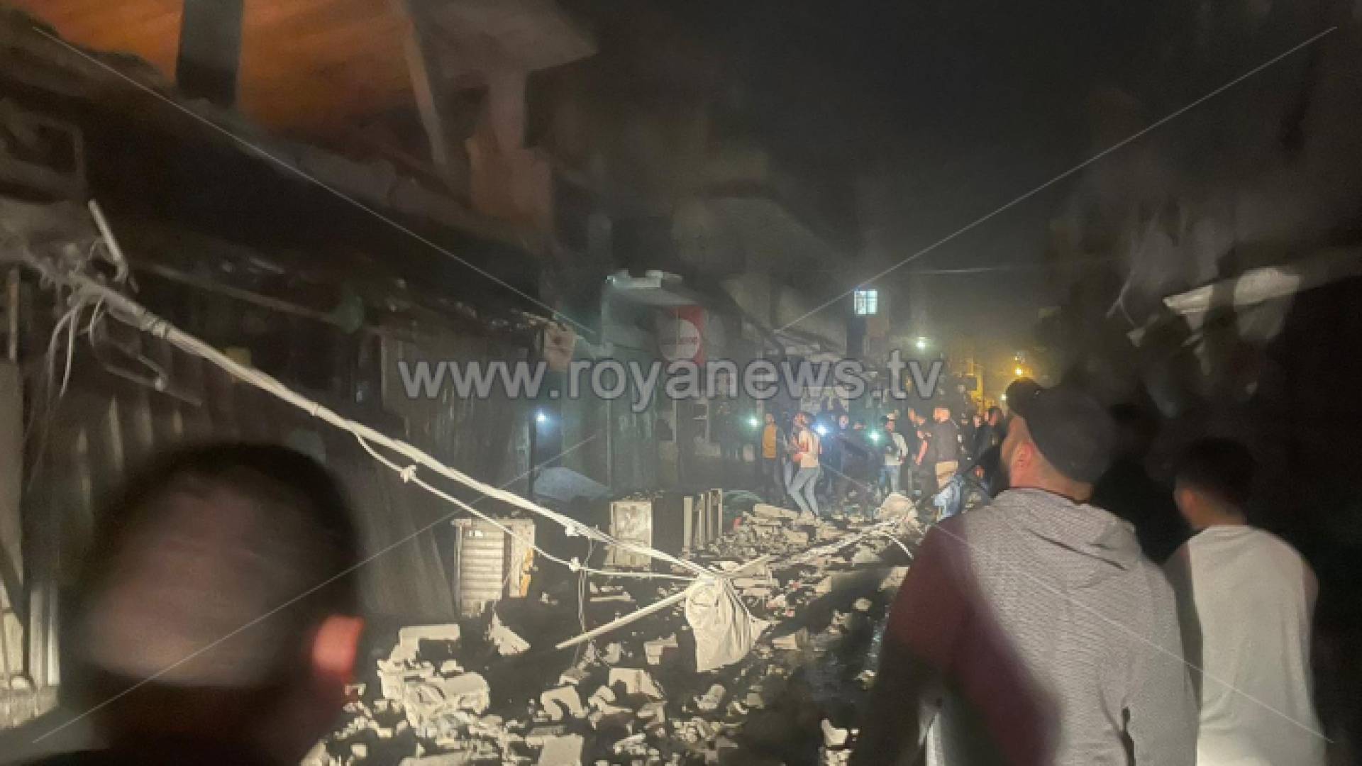 الموقع الذي استهده الاحتلال