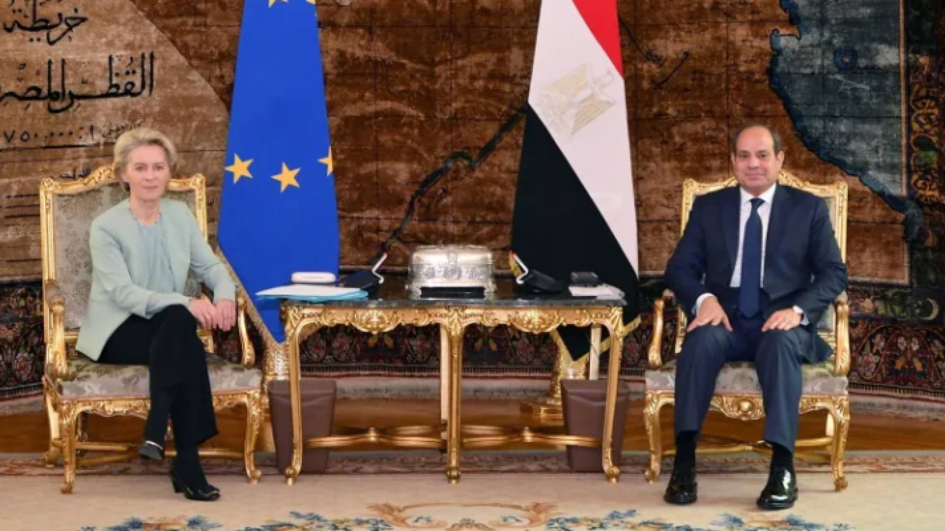 الرئيس المصري السيسي يلتقي رئيسة مفوضية الاتحاد الأوروبي ديرلاين