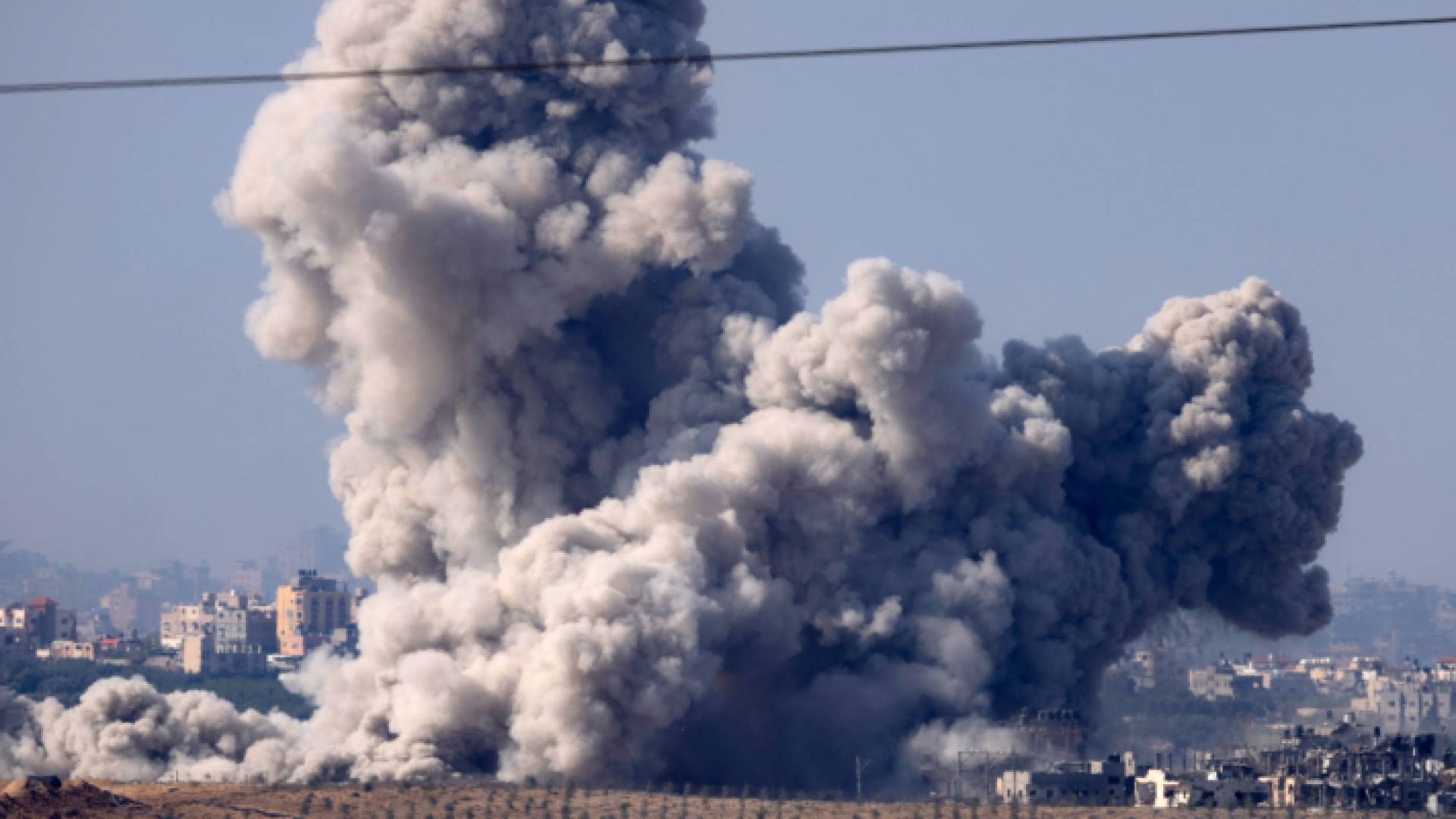 الصورة من قصف الاحتلال لقطاع غزة