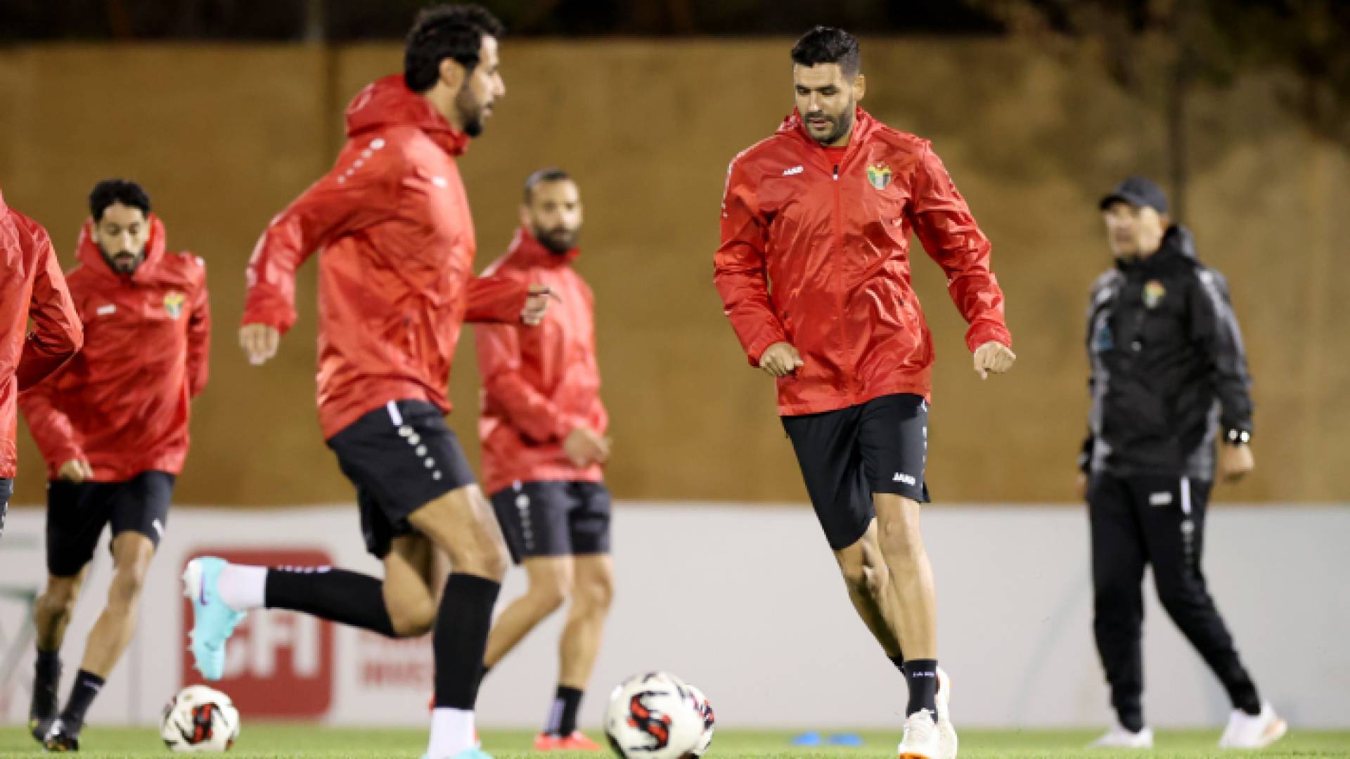 من تدريبات المنتخب الوطني