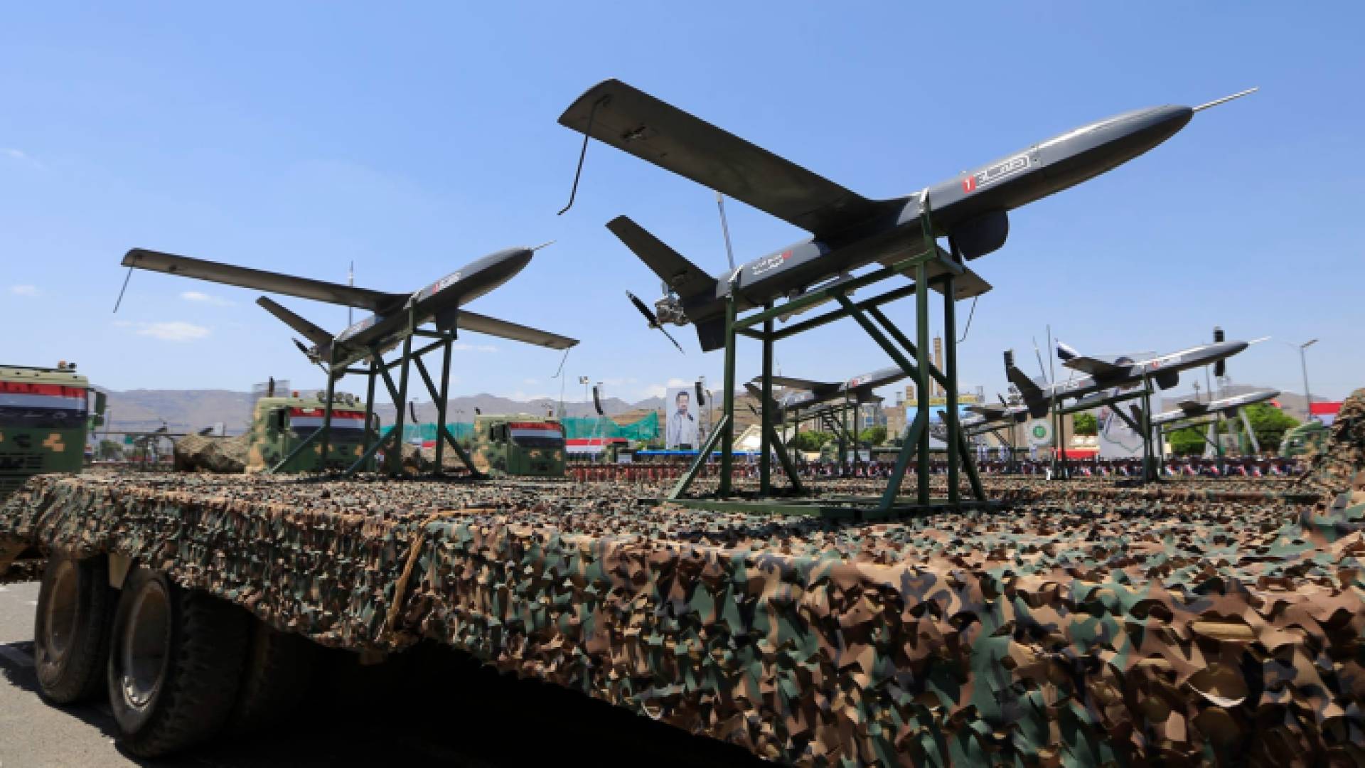 طائرات مسيرة للقوات المسلحة اليمنية