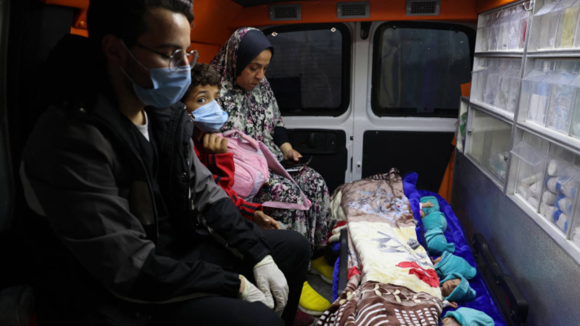 فرق الاسعاف في غزة