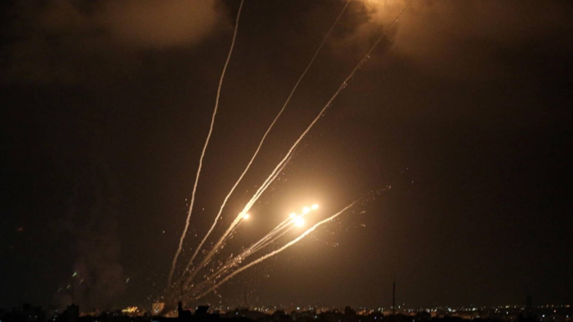 رشقات صاروخية من غزة