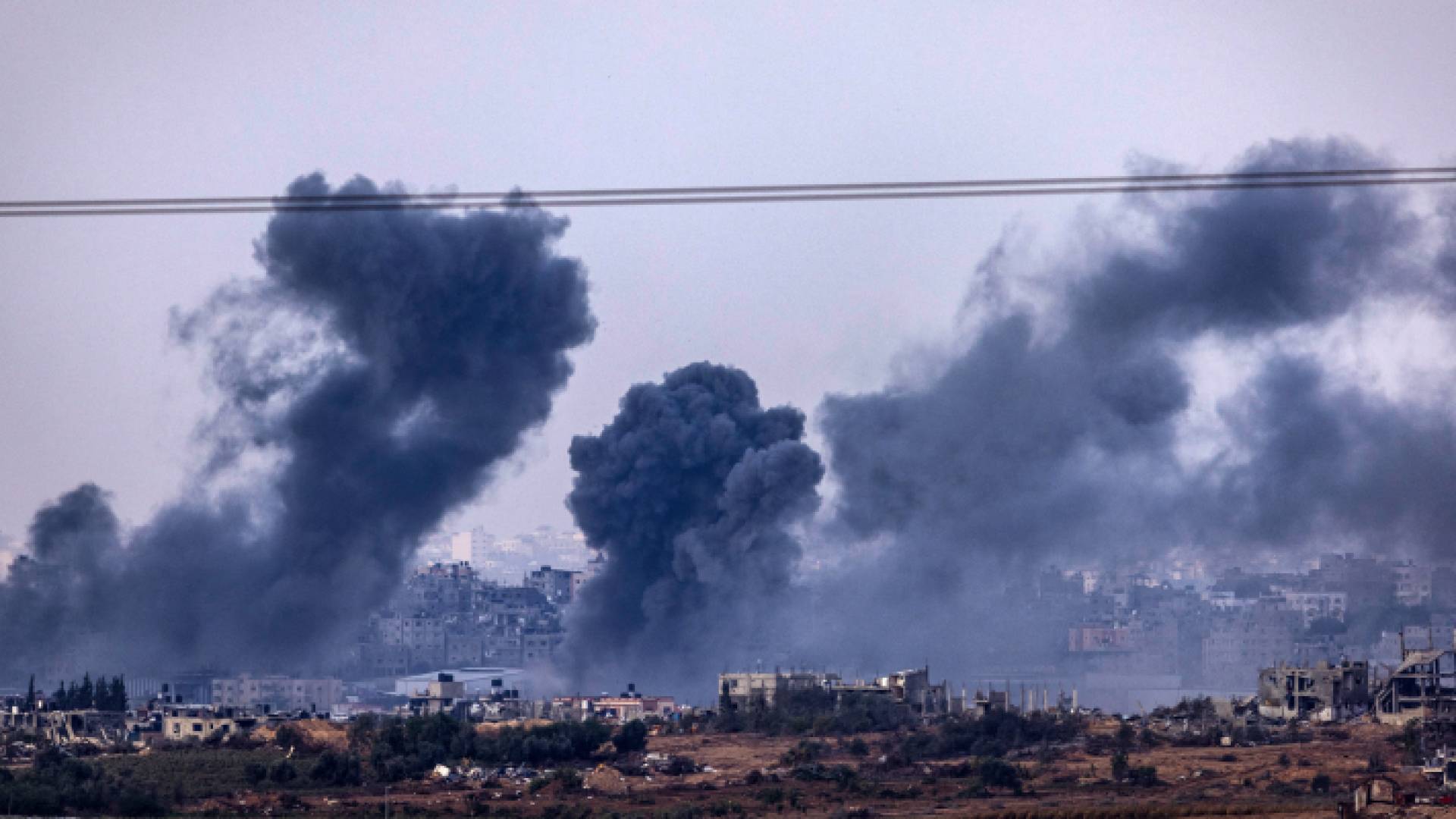 الصورة من قصف الاحتلال لقطاع غزة