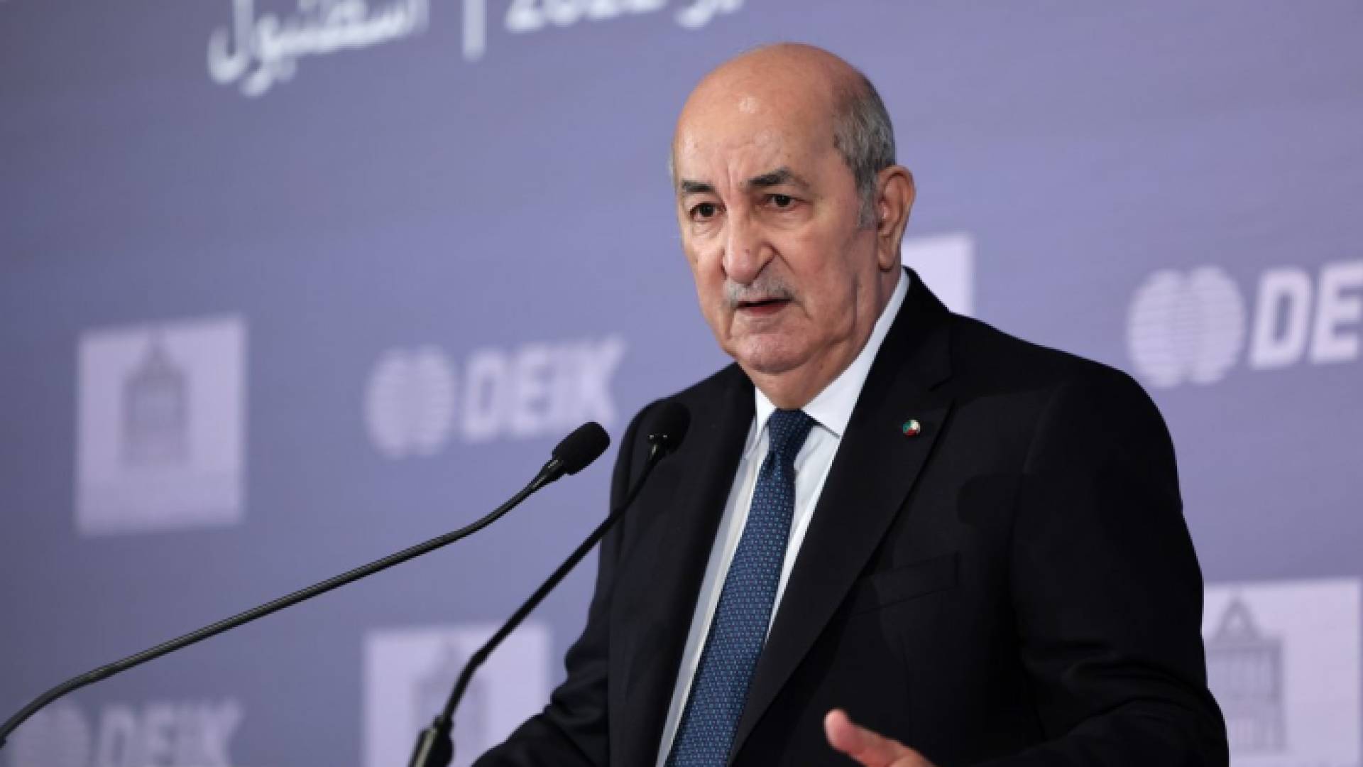 الرئيس الجزائري عبدالمجيد تبون
