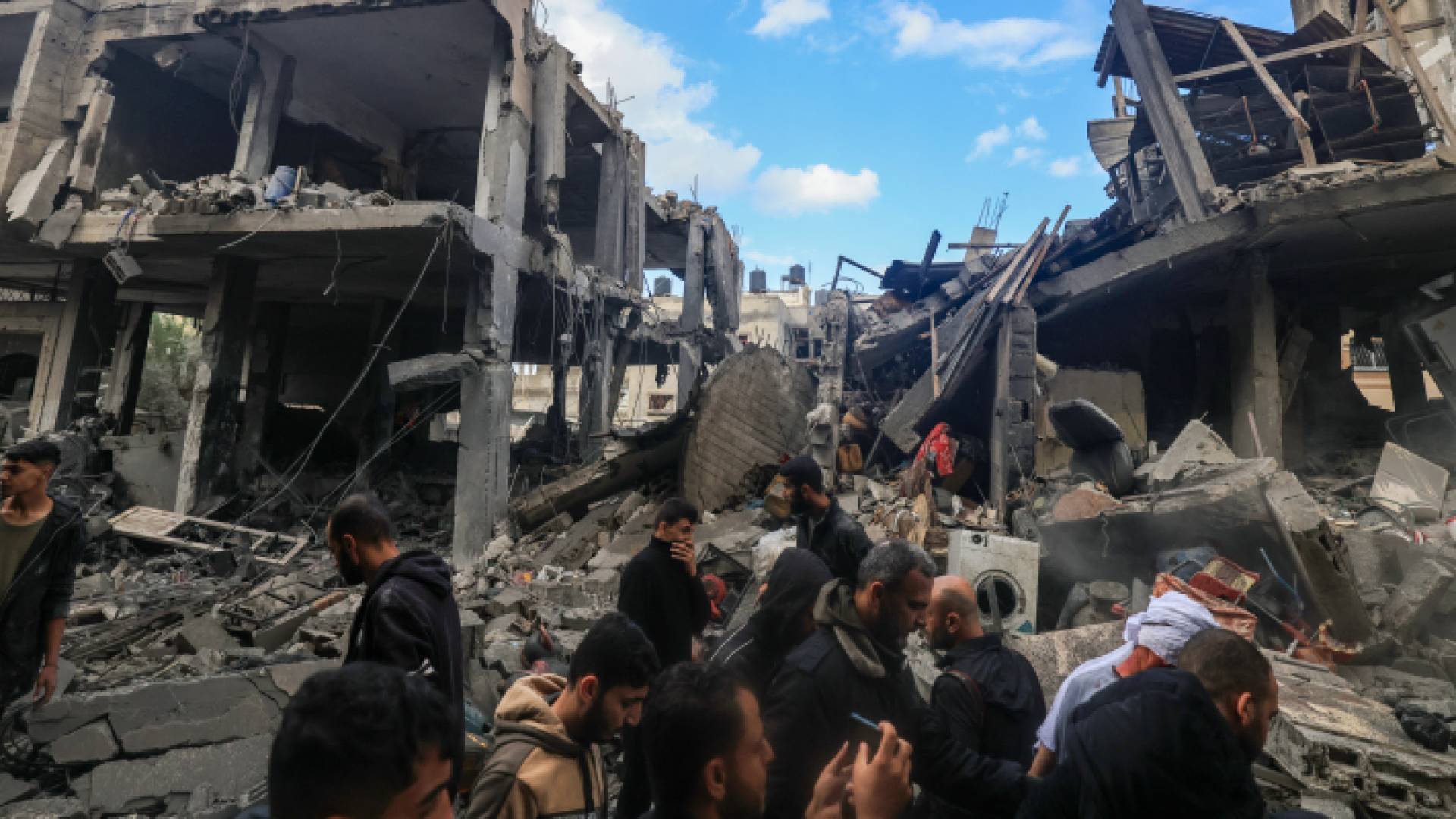 الصورة من قصف الاحتلال لقطاع غزة