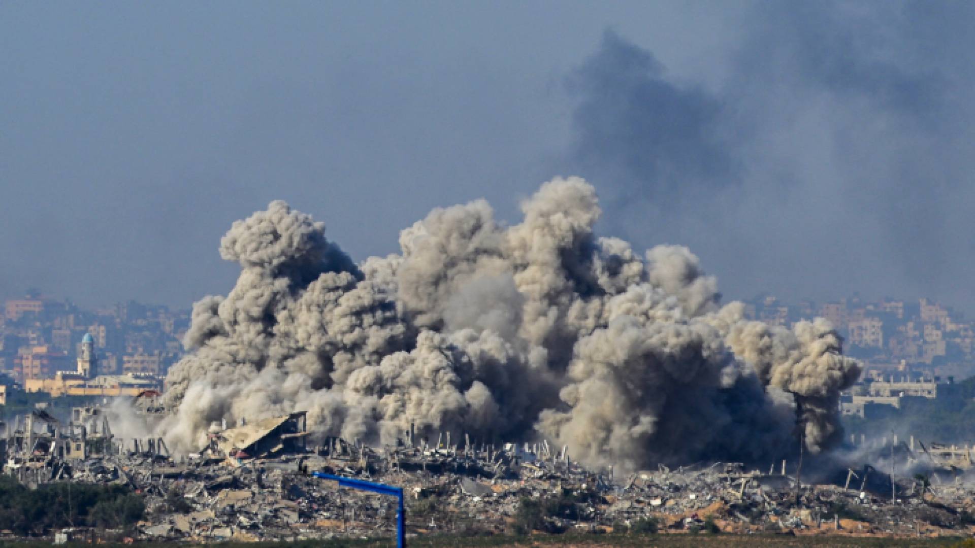 جانب من عدوان الاحتلال على غزة