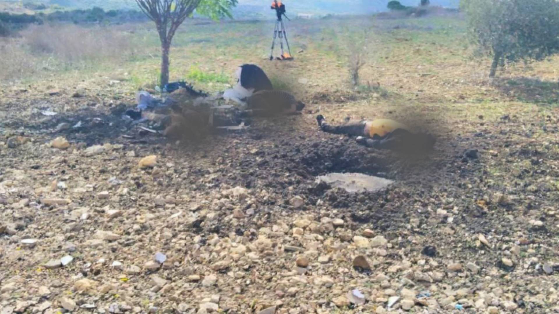 لحظة استهداف الصحافيين في جنوب لبنان