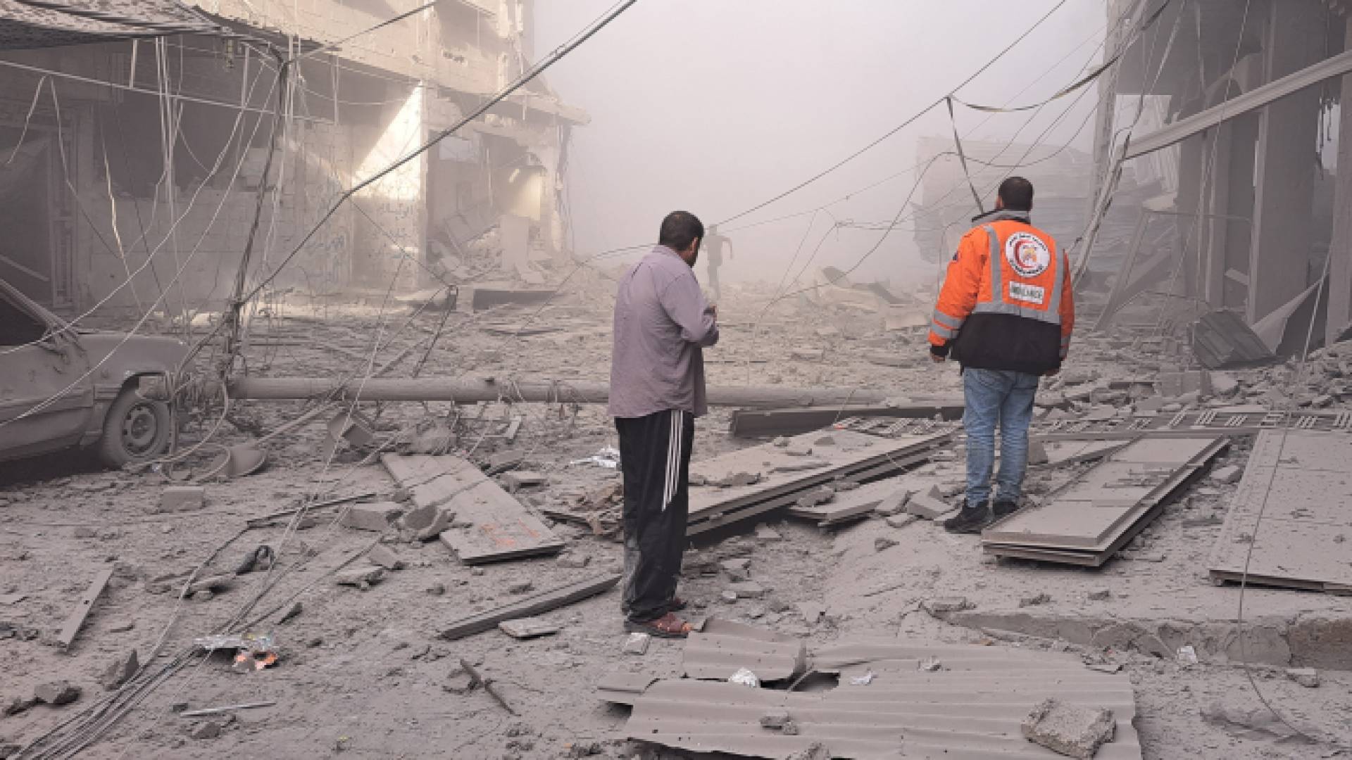 من الدمار الذي تسبب به الاحتلال الإسرائيلي في قطاع غزة