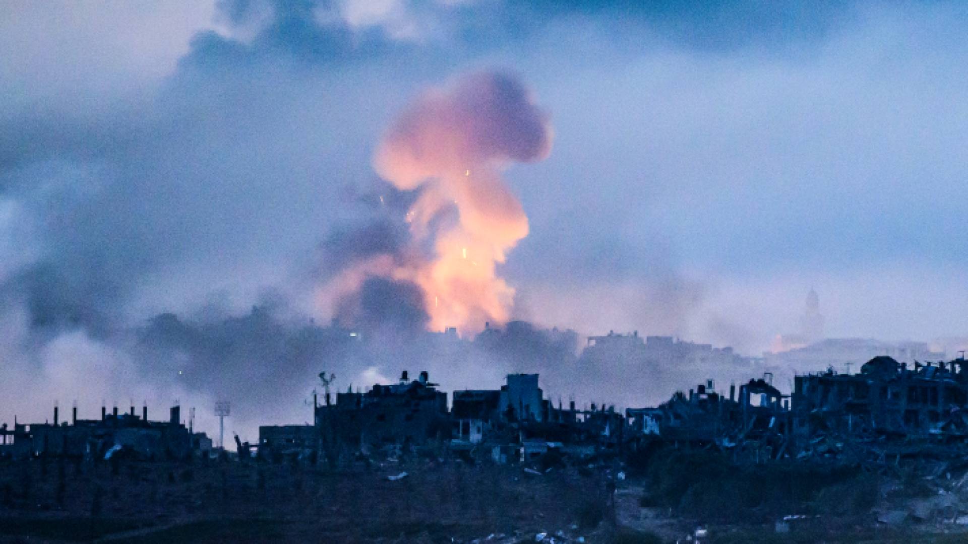 الصورة من قصف الاحتلال لقطاع غزة