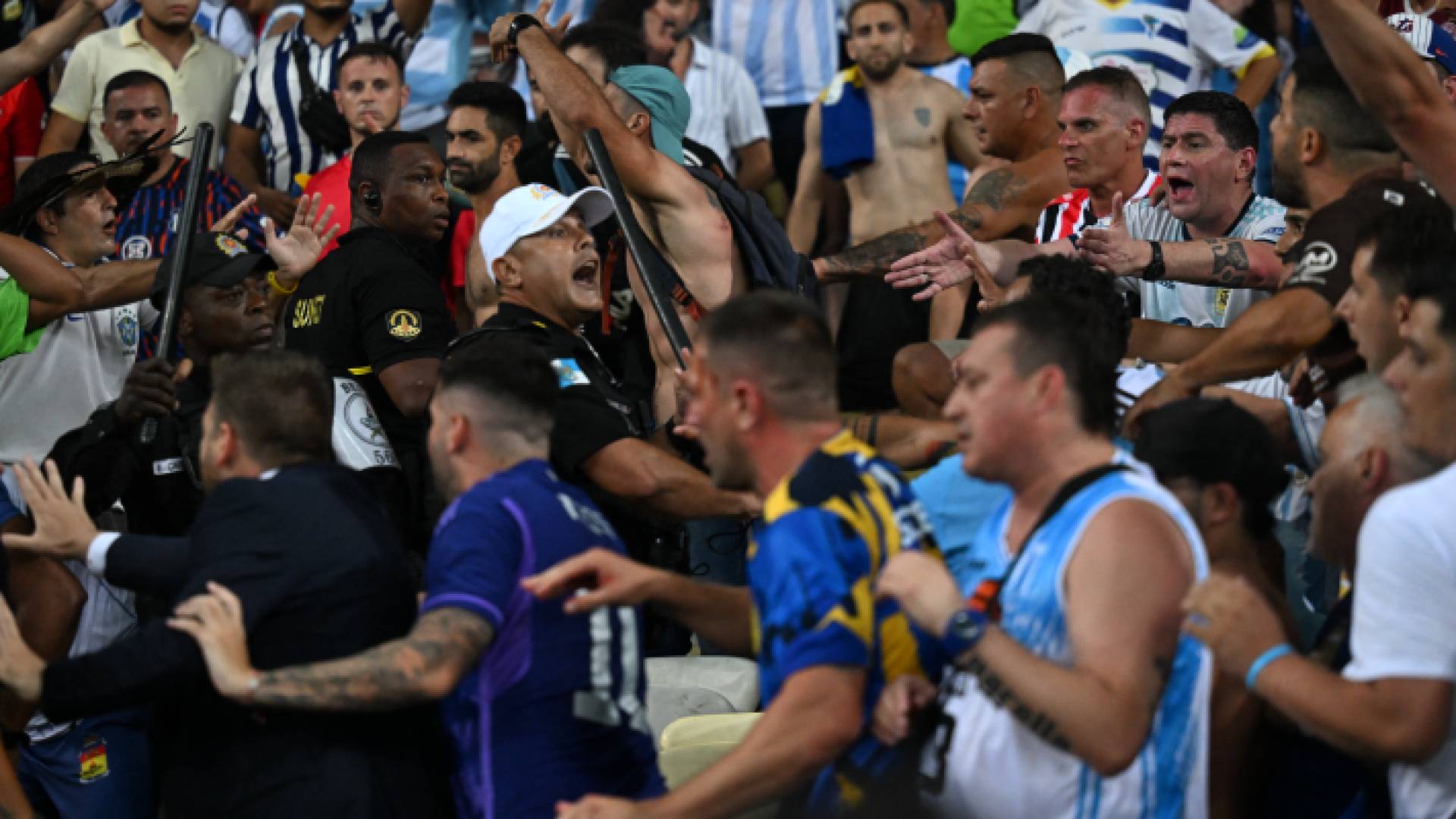 أحداث شغب في مباراة الأرجنتين والبرازيل