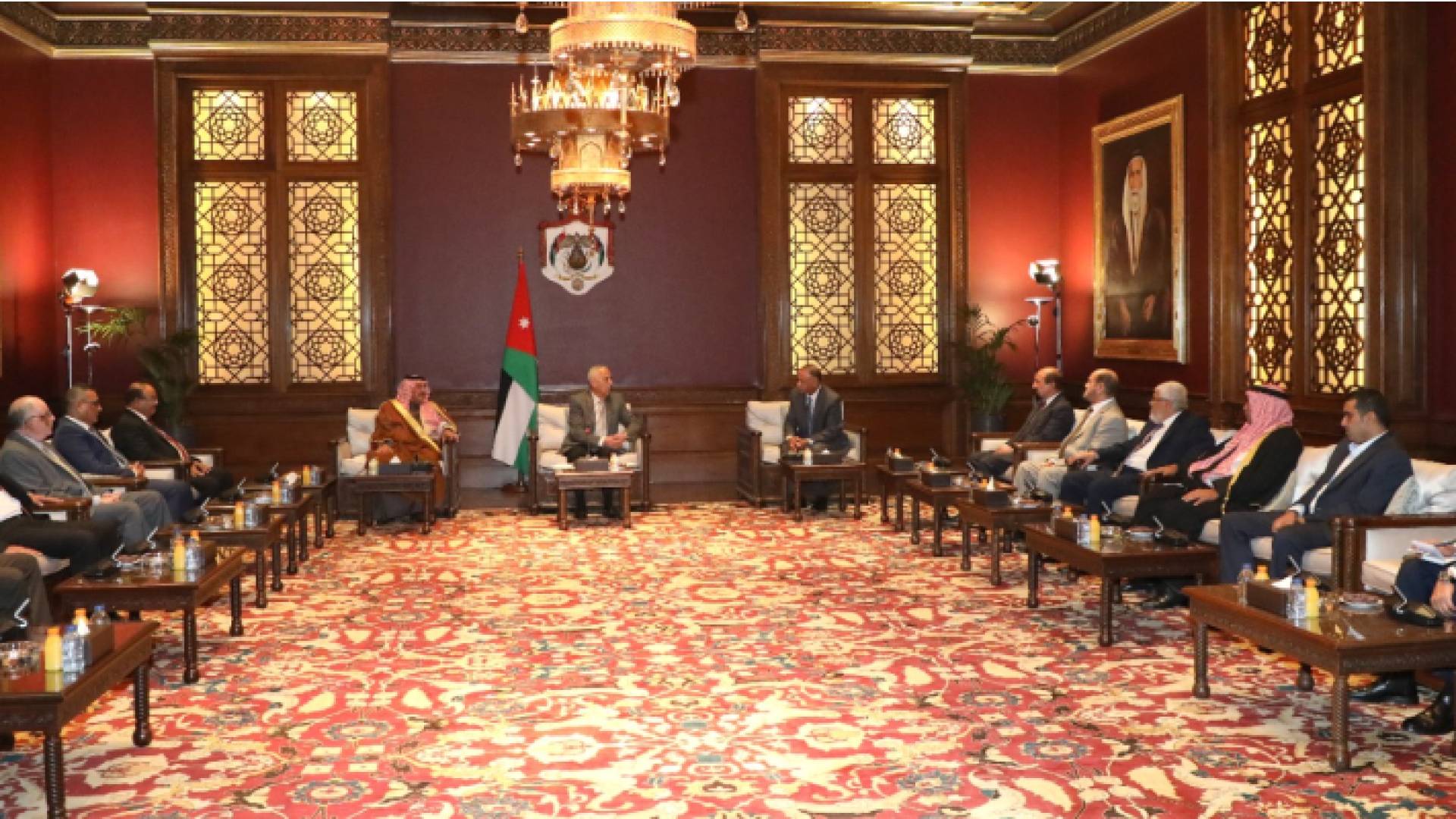 ثمن الحضور مواقف وجهود المكثفة والمتواصلة من أجل وقف الحرب على قطاع غزة