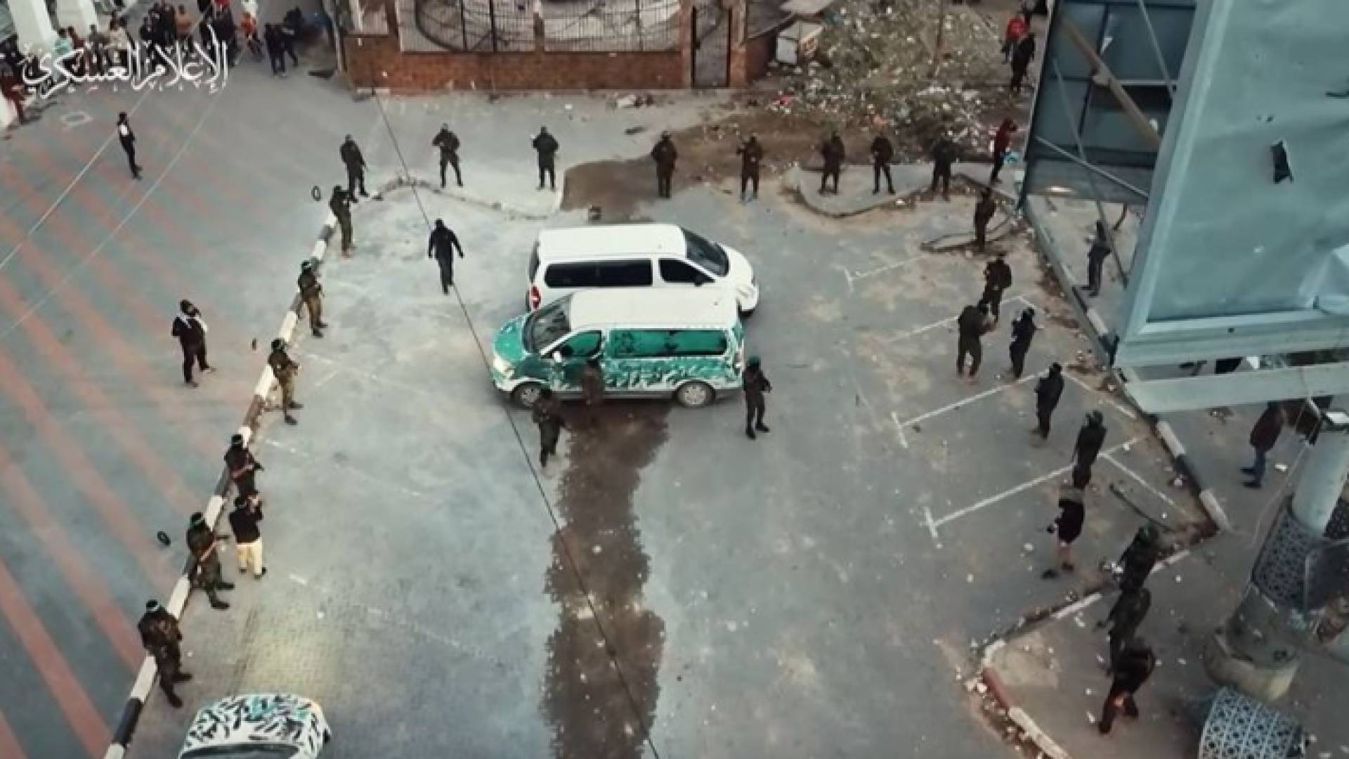 استعراض عسكري لكتائب القسام في شمال غزة