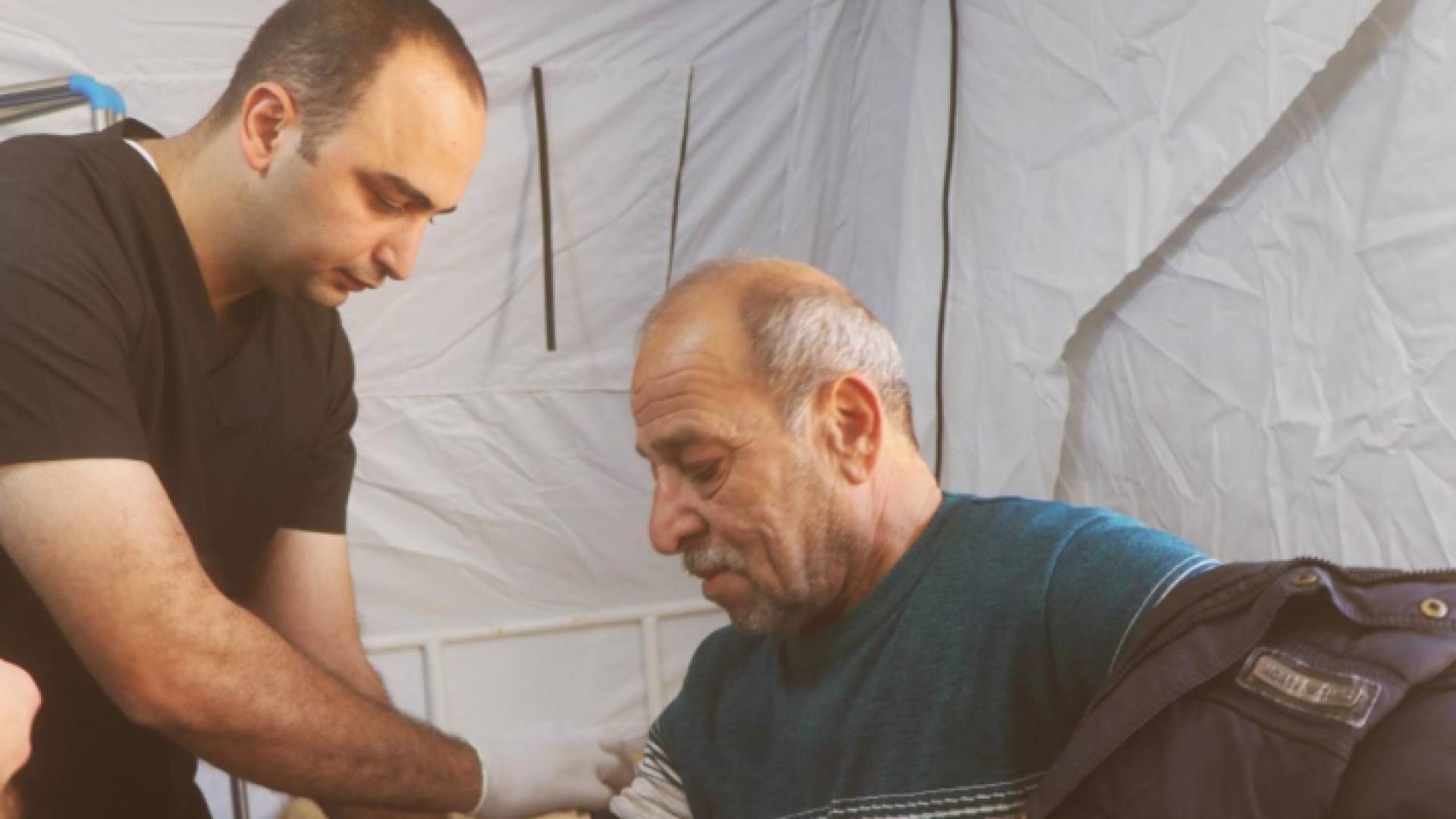 من داخل المستشفى الاردني في نابلس / 1