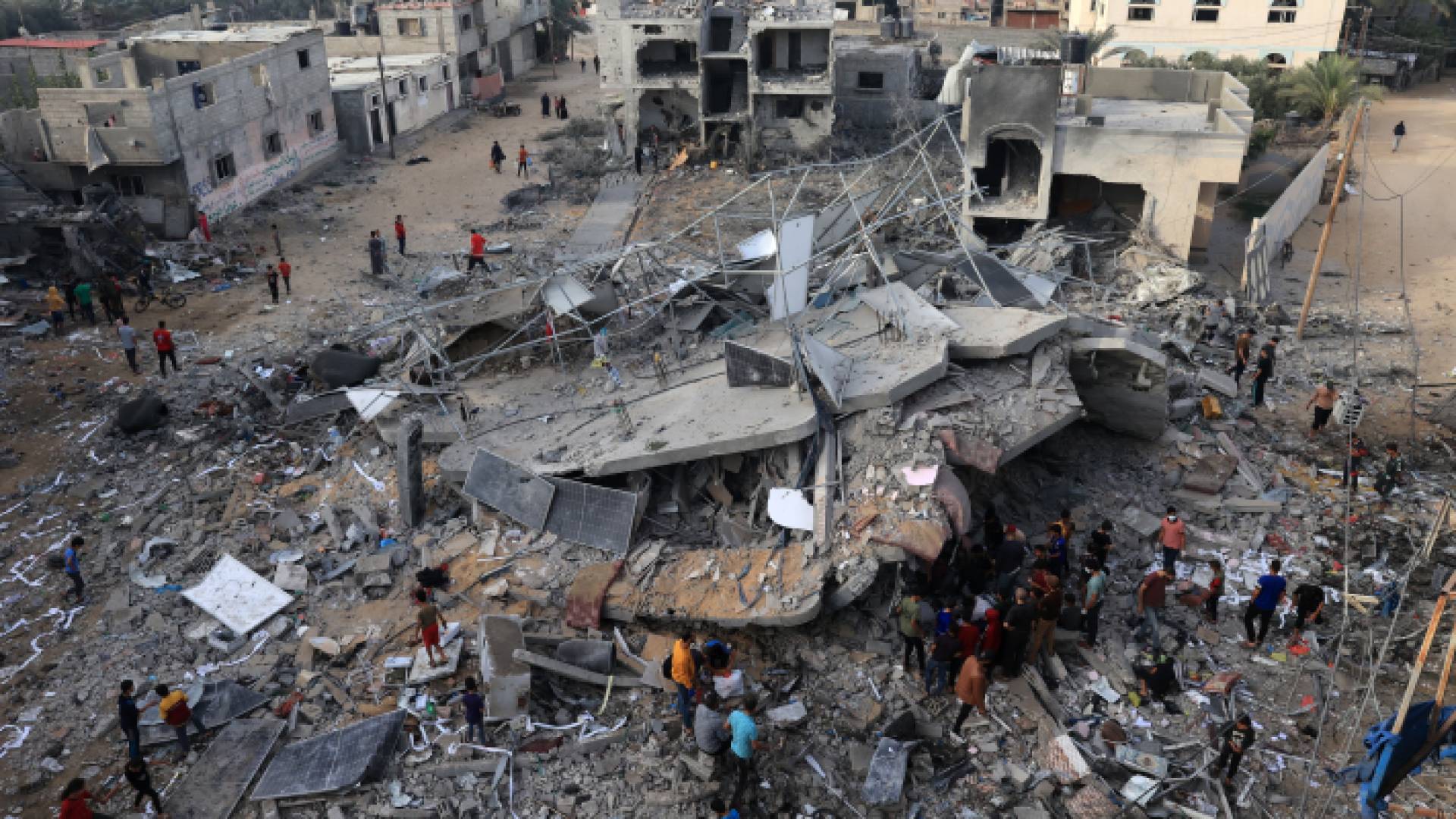 من الدمارفي قطاع غزة