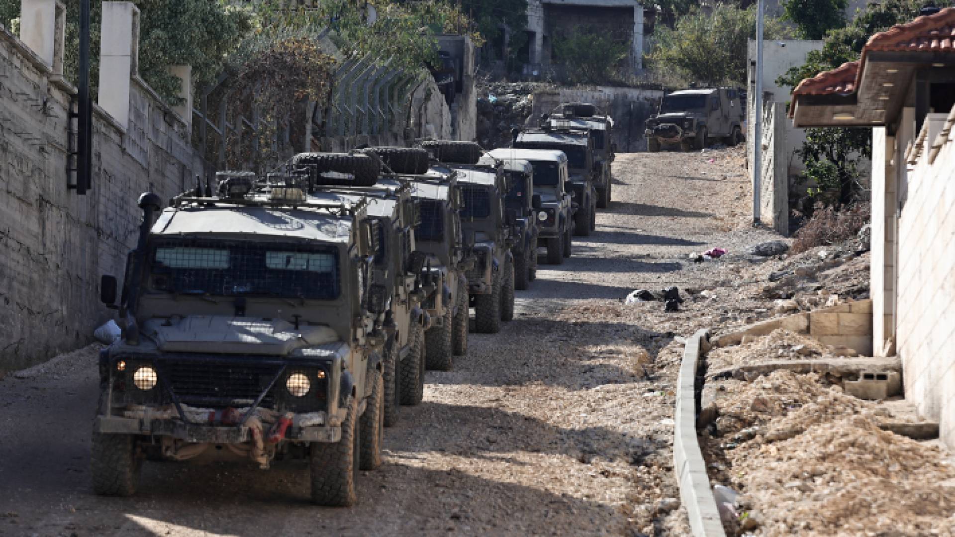 آليات الاحتلال الإسرائيلي في جنين