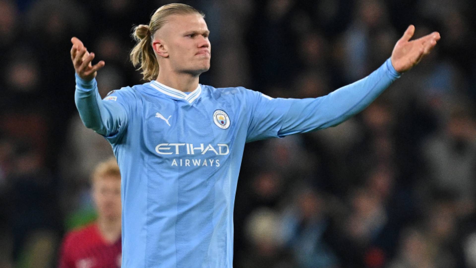 من مباراة مانشستر سيتي