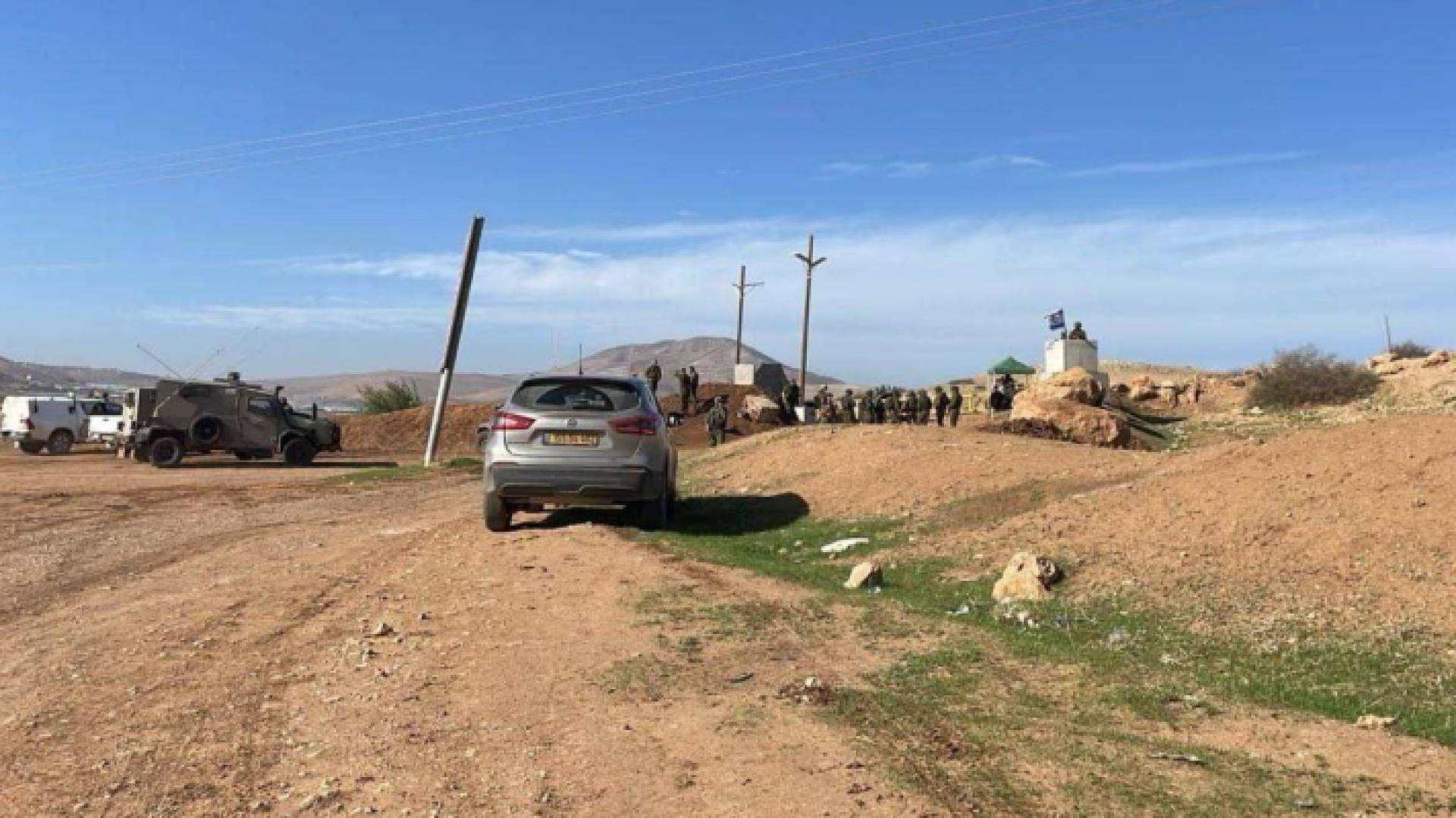 من موقع عملية الأغوار الفلسطينية