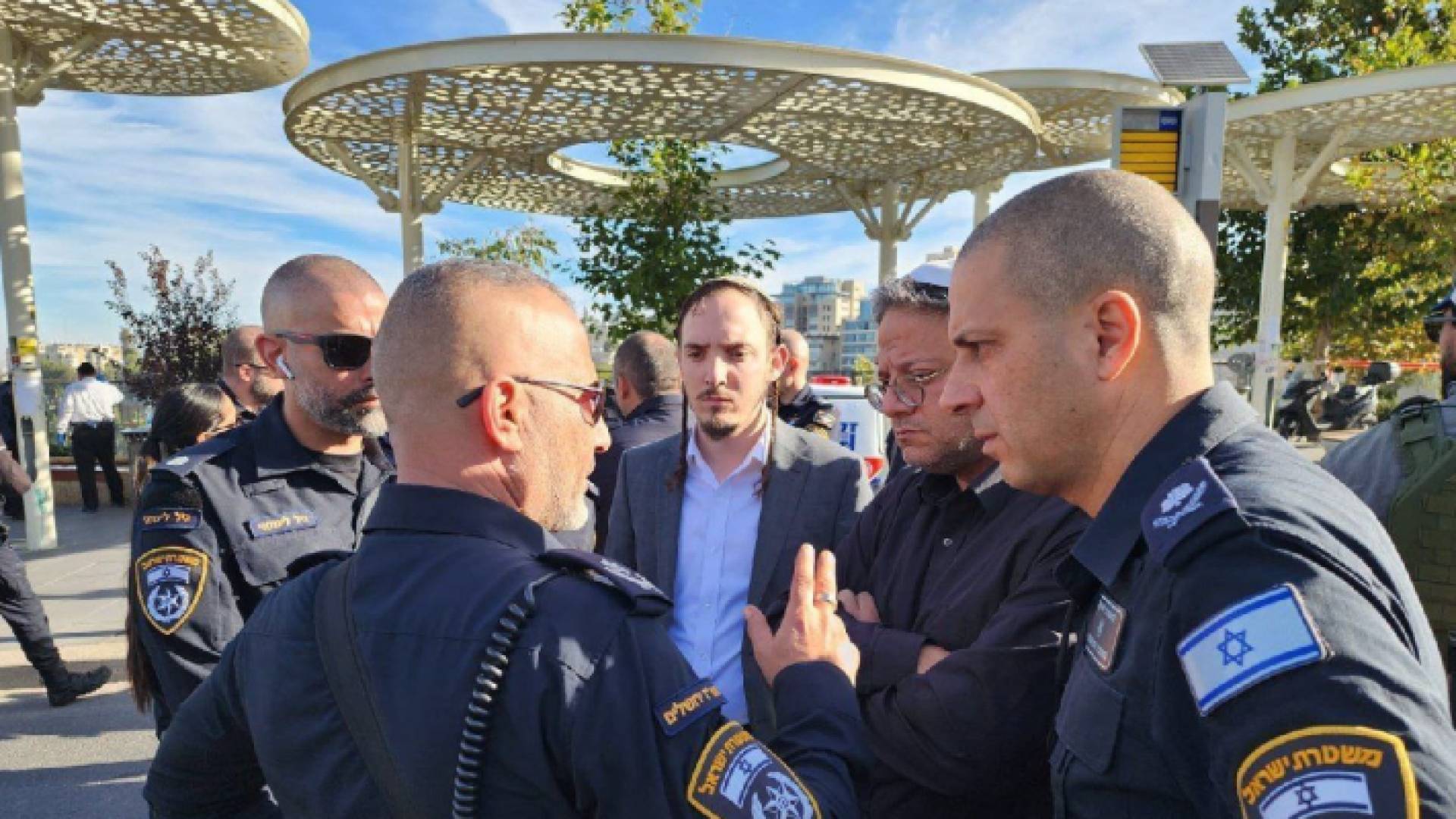 إيتمار بن غفير من موقع عملية القدس