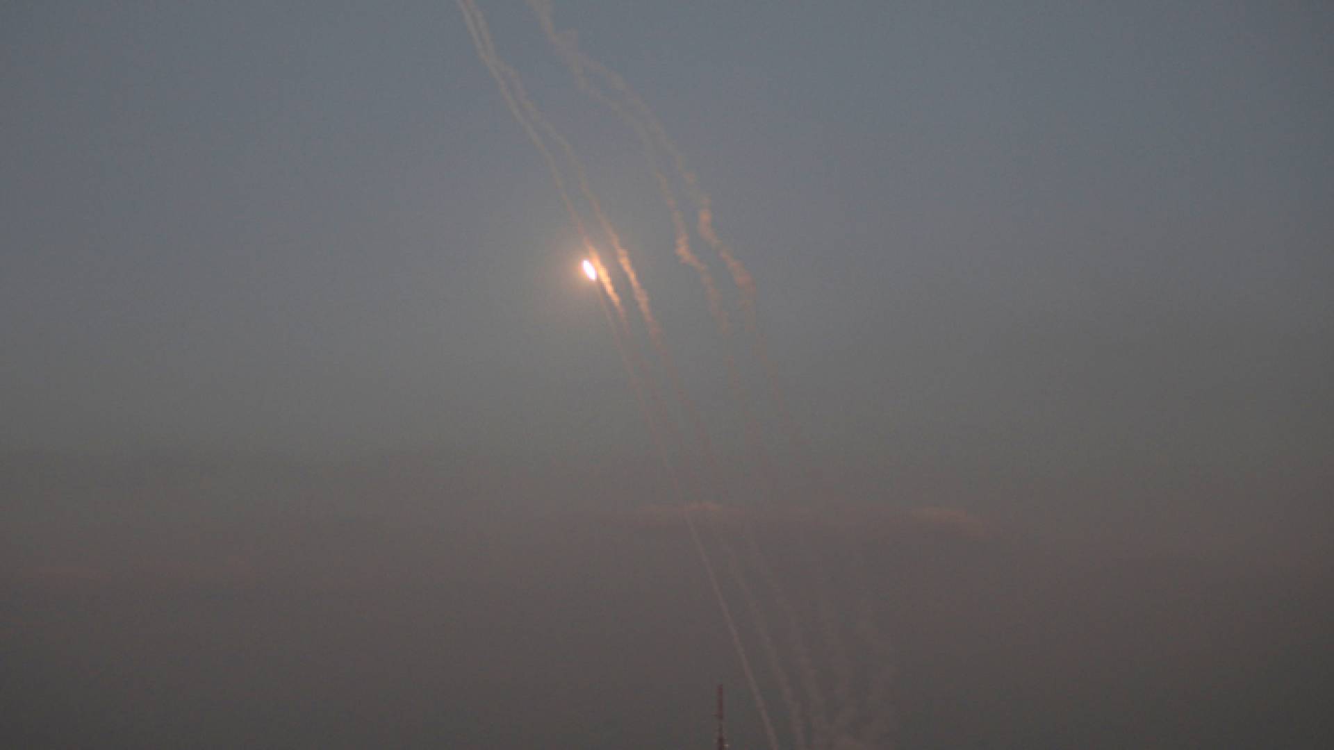 رشقات صاروخية أطلقت من قطاع غزة