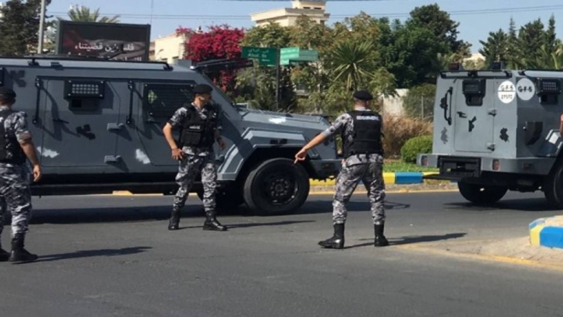 انتشار أمني في محيط السفارة الأمريكية بالعاصمة عمان - أرشيف