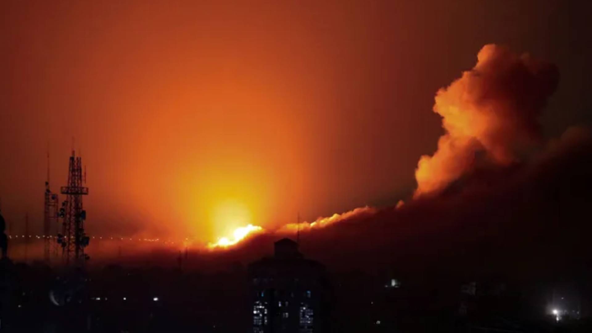 قصف عنيف على قطا غزة