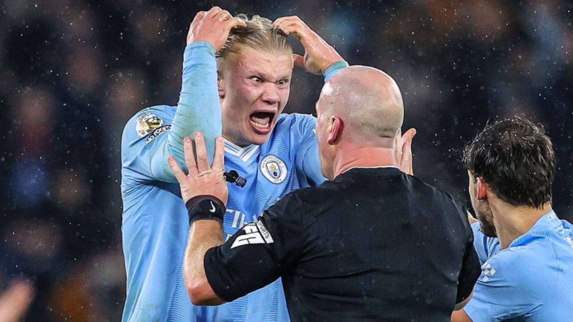 من مباراة مانشستر سيتي وتوتنهام