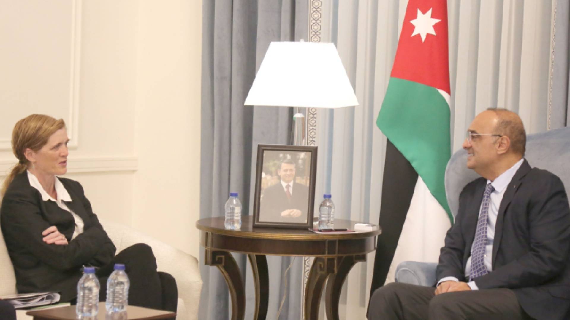 رئيس الوزراء الدكتور بشر الخصاونة يستقبل مديرة الوكالة الأميركية للتنمية الدولية (USAID) سامانثا باور