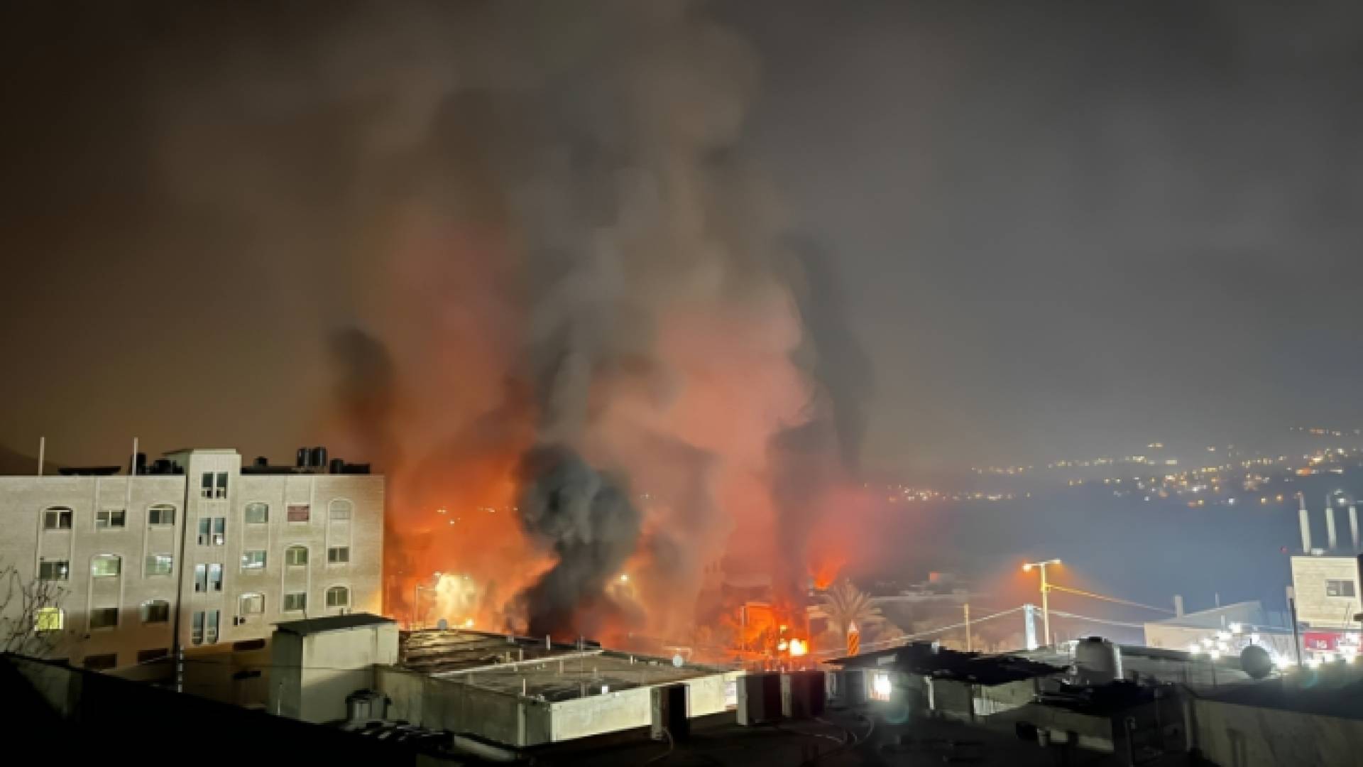 تفجير منزل في الضفة الغربية