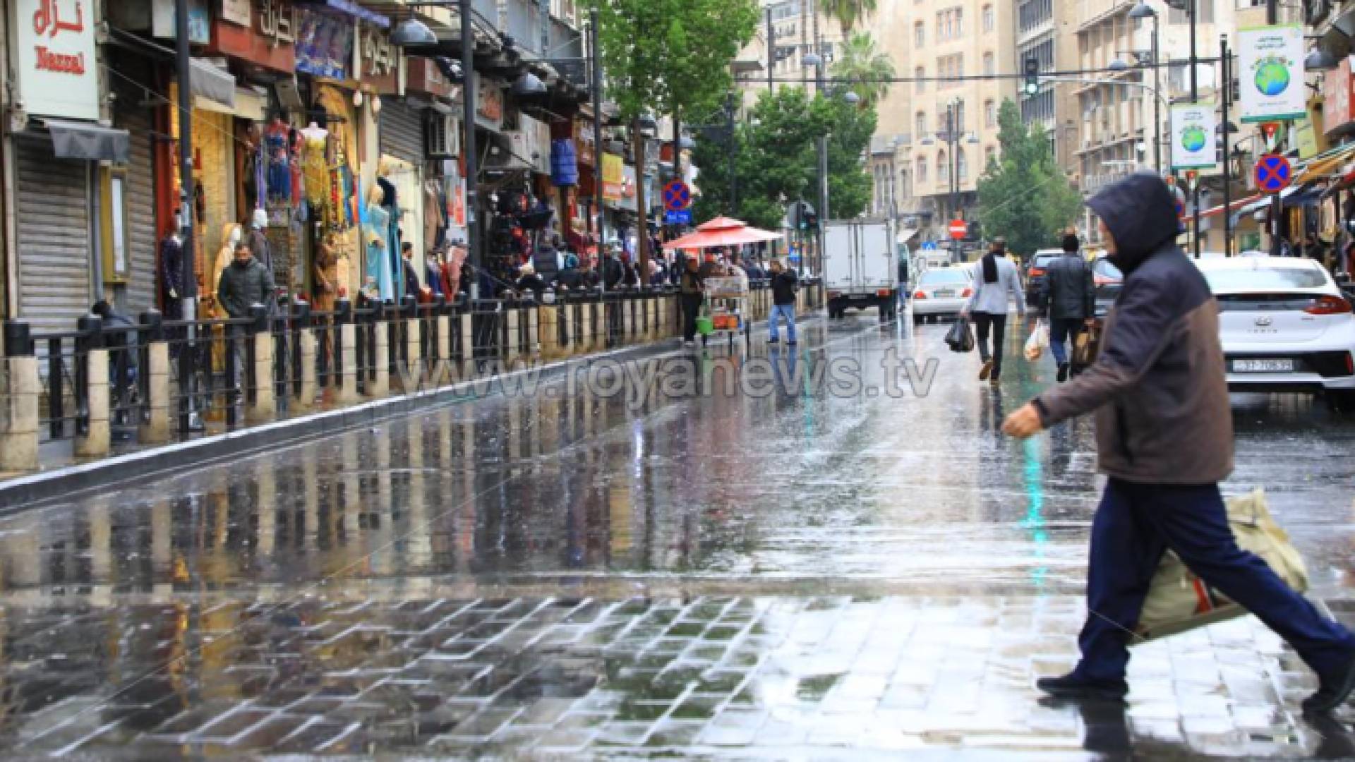 أجواء ماطرة في الأردن