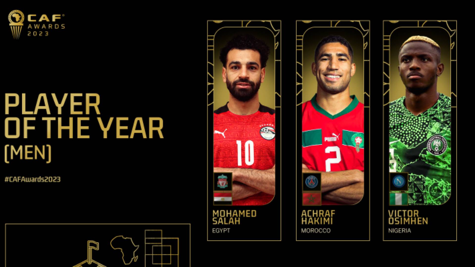 المرشحون لجائزة الأفضل في أفريقيا