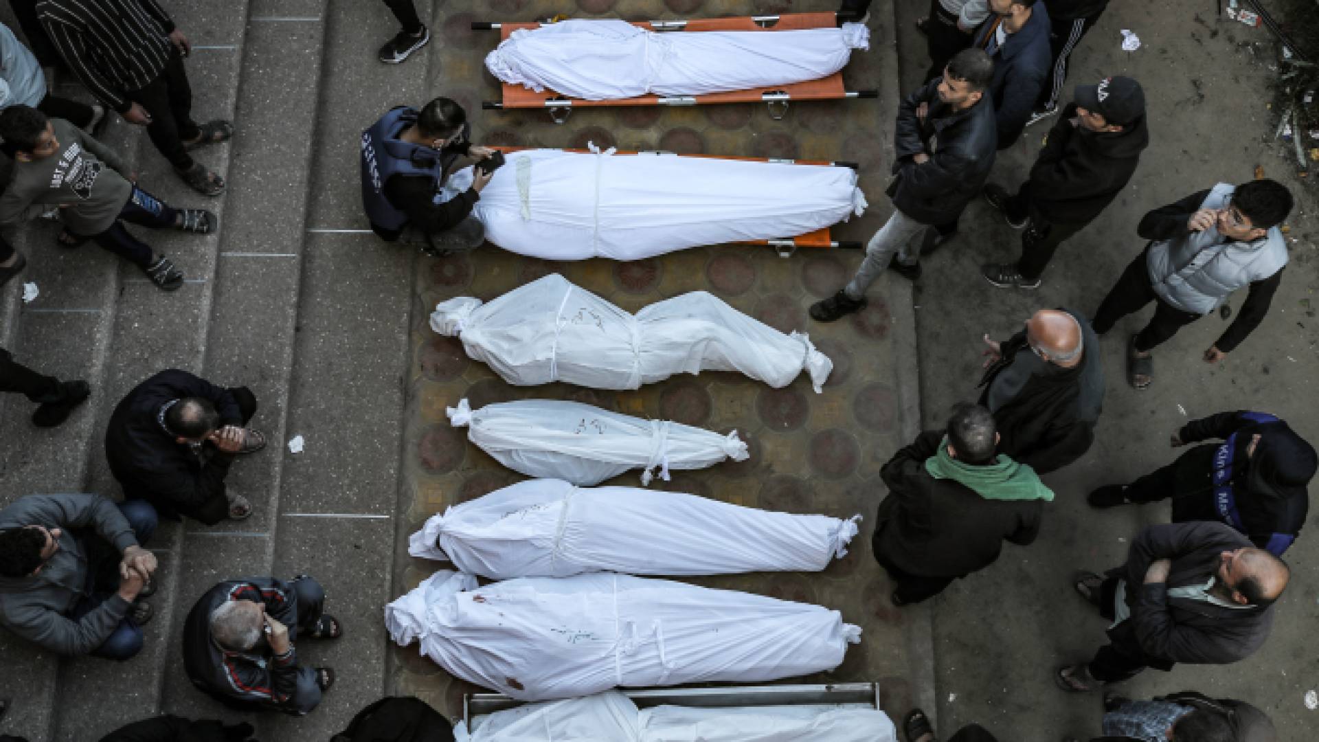 جثامين شهداء ارتقوا بقصف الاحتلال على قطاع غزة