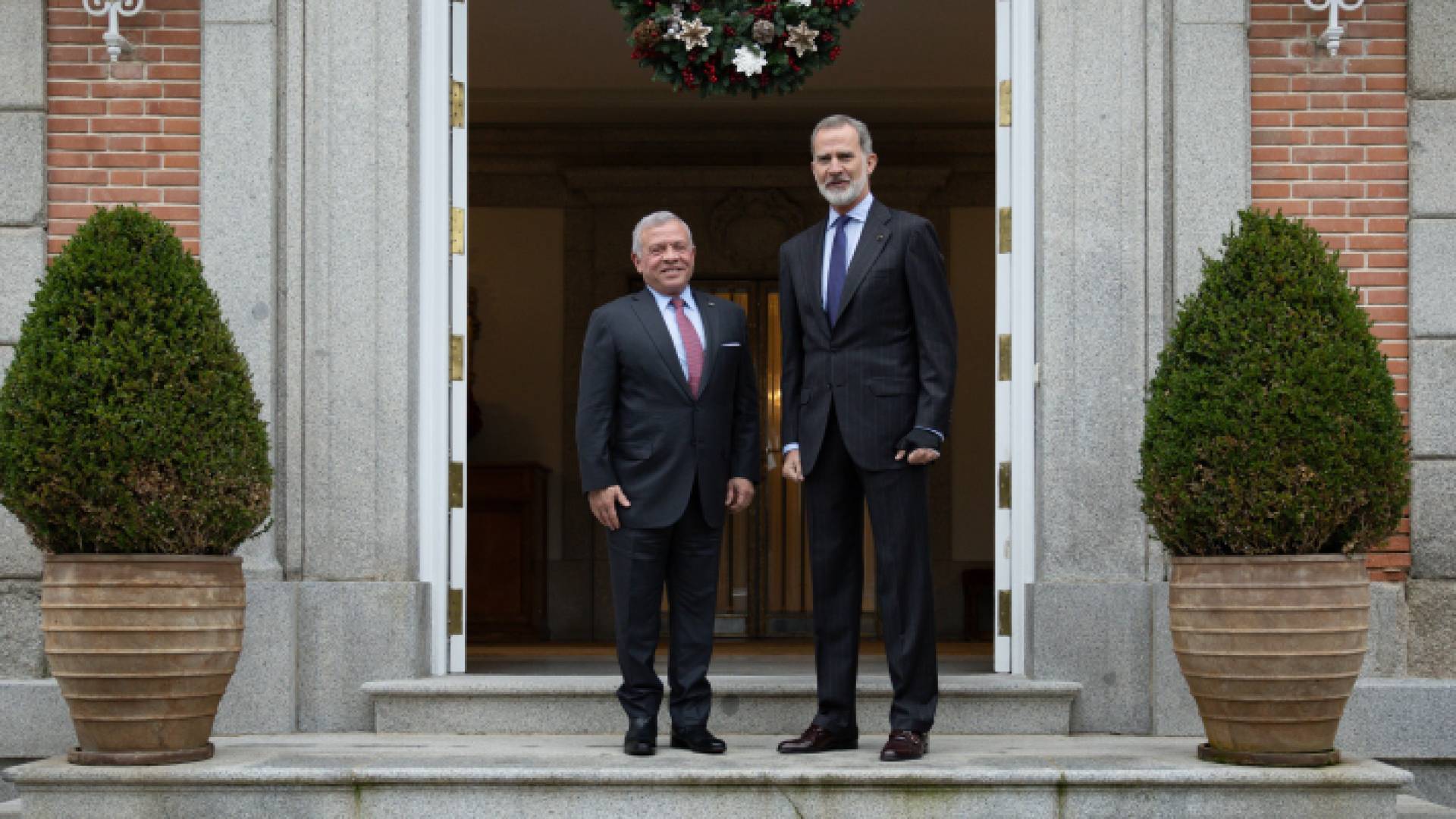 الملك والعاهل الإسباني